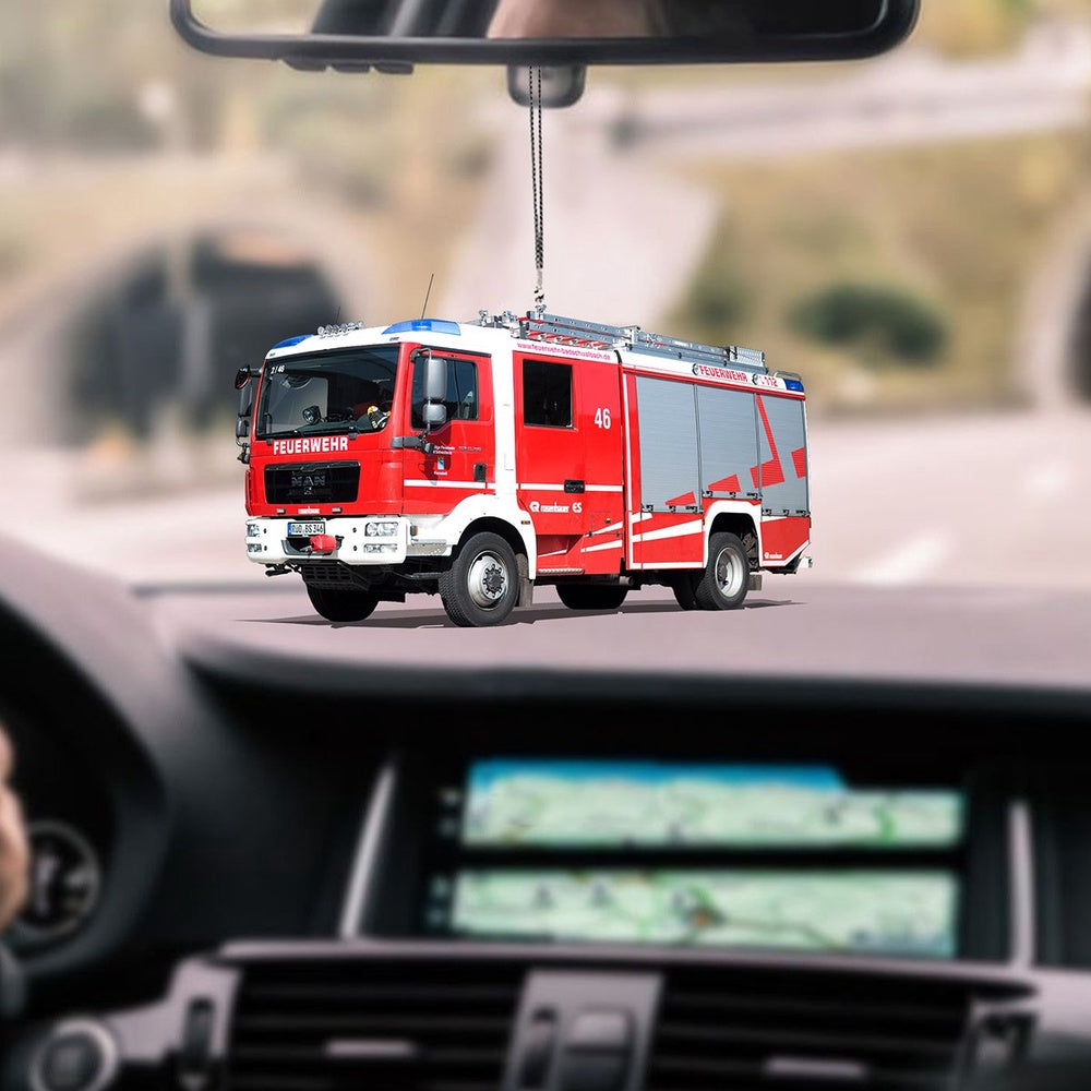 A Meaningful Gift Car Ornament For The Firefighters You Admire, Car Ornament Decor