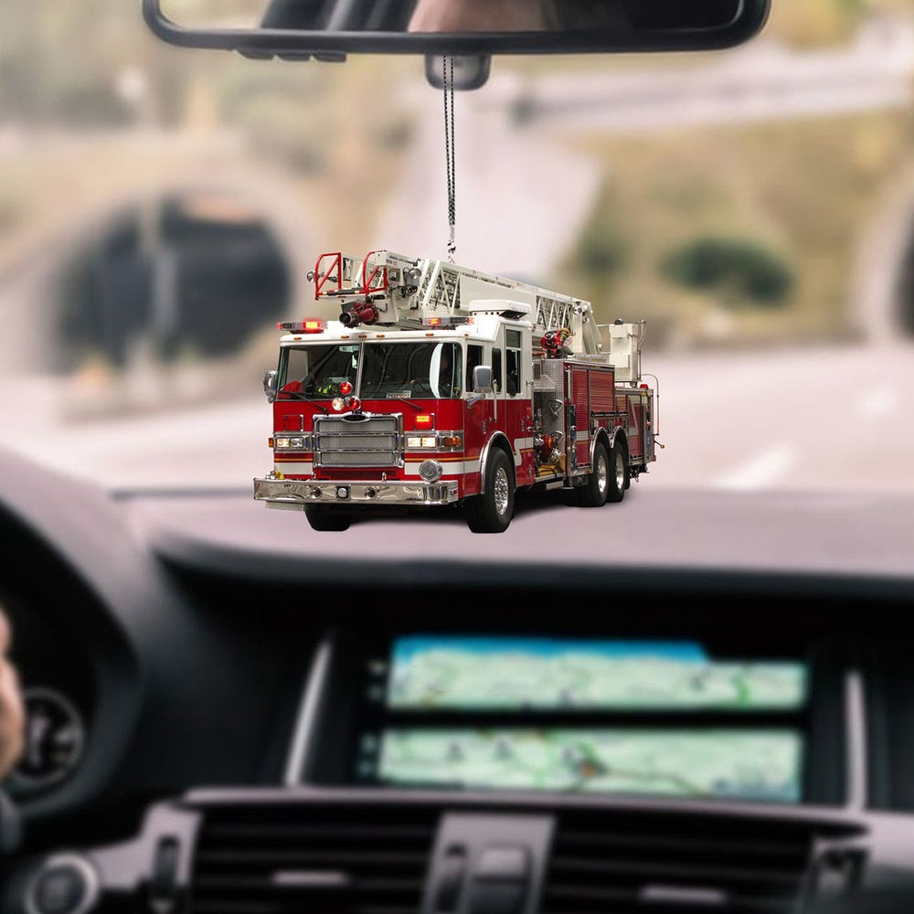 A Special Occasion Unique Firefighter Car Hanging Ornament As A Symbol Of Sacrifice, Car Ornament Decor