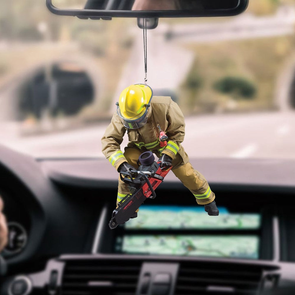 A Symbol Of Distinction Firefighter Ornament Connecting You To Your Love For The Profession, Car Ornament Decor