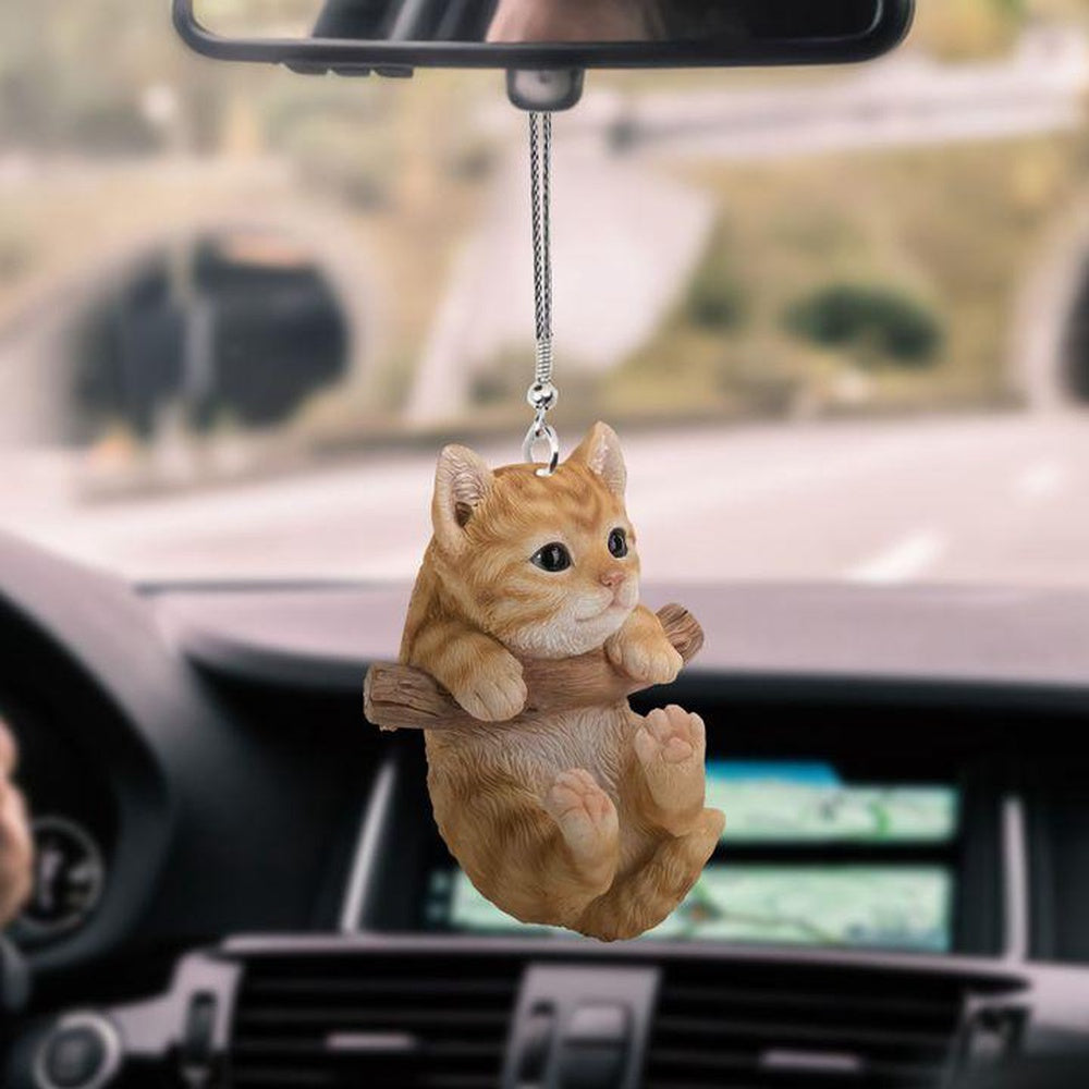 Adorable Car Hanging Ornaments For Every Cat Lover On The Go, Cat Ornament Car Decor, Car Ornaments