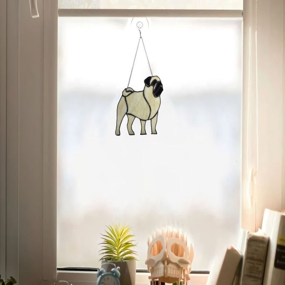 Adorable Dogs A Unique Element to Make Your Windows Shine, Christmas Ornaments, Car Hanging ornaments for dog lovers