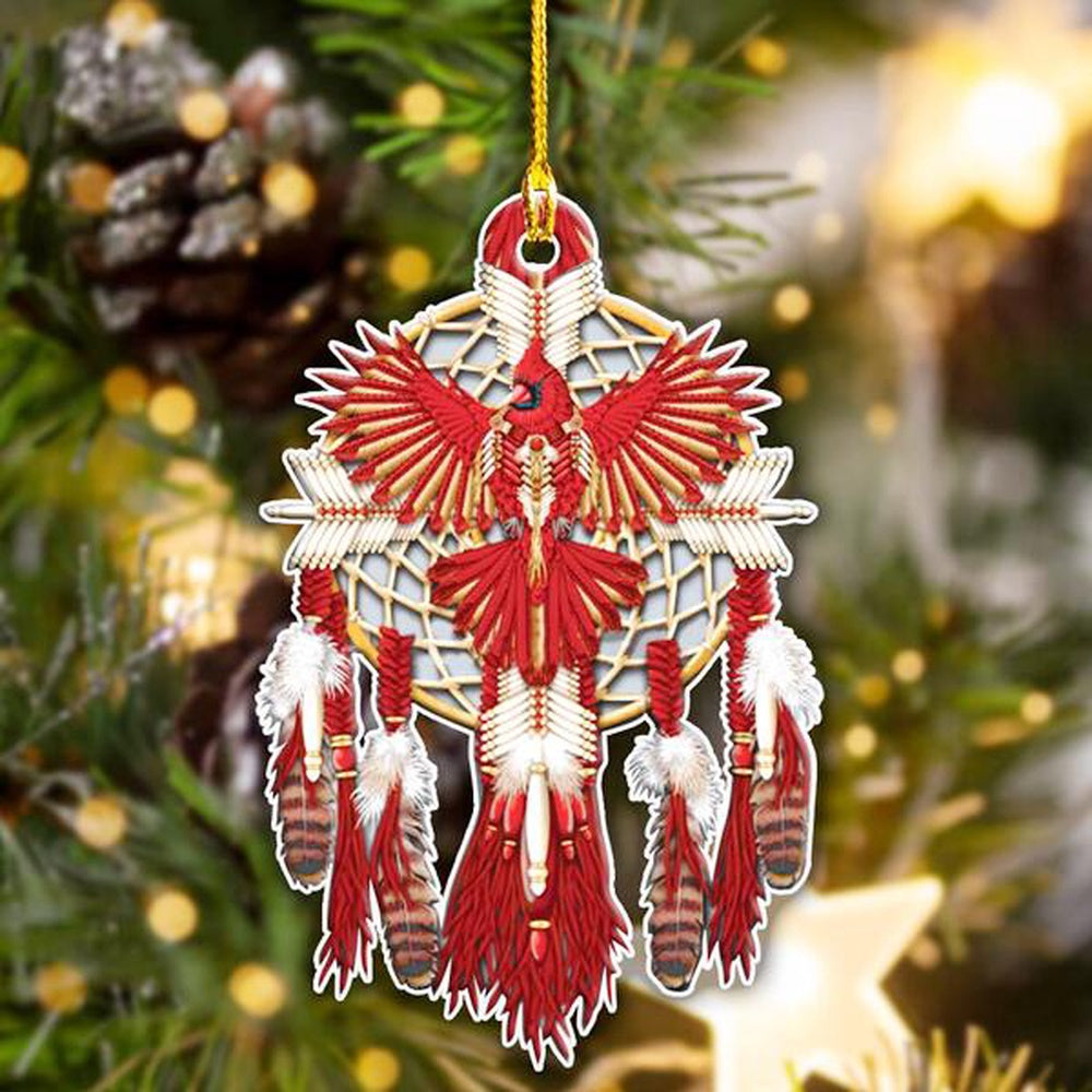 Cardinal Native Shape Ornament, Car Ornaments Christmas, Car Decorations