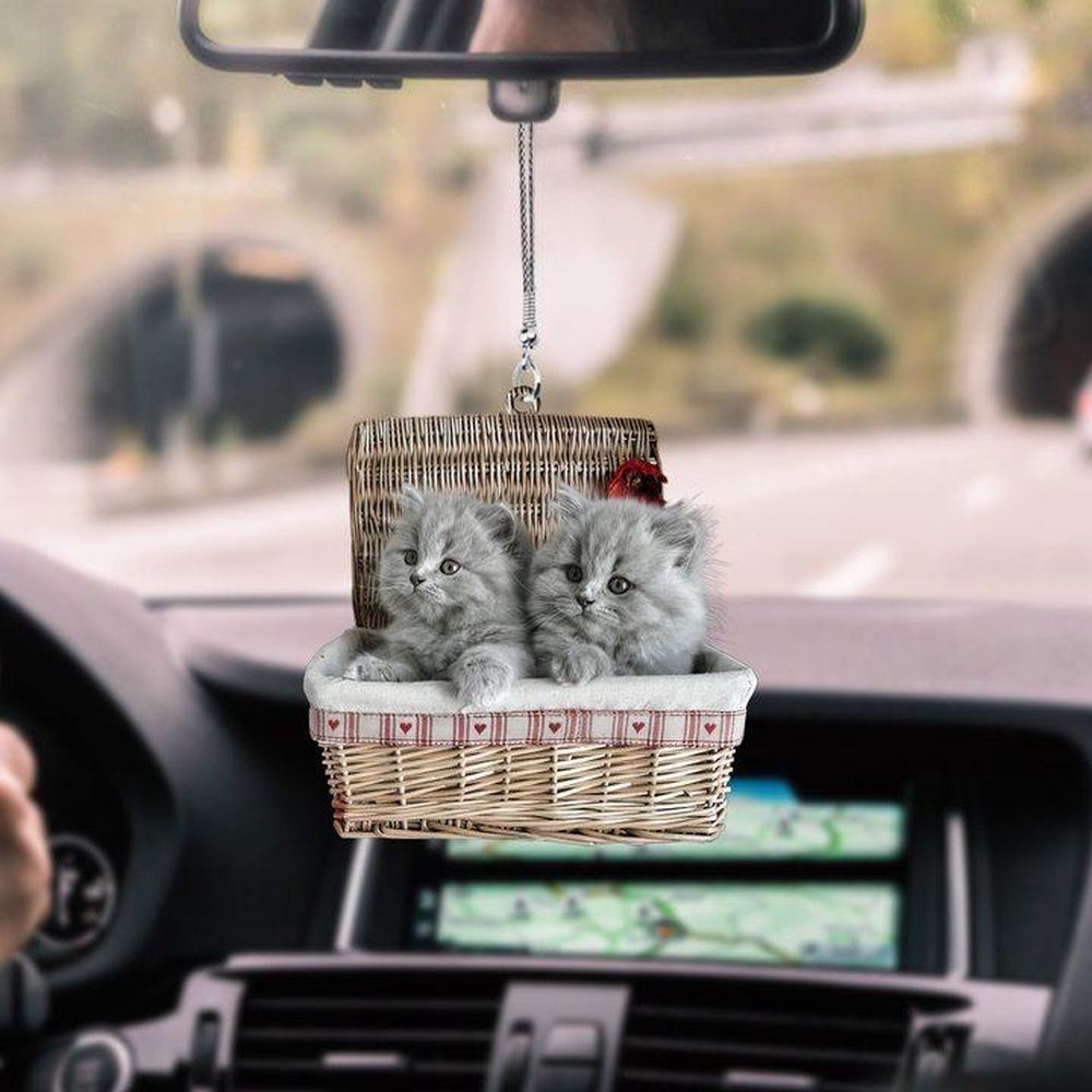 Cat Kitty Car Hanging Ornament, Cat Ornament Car Decor