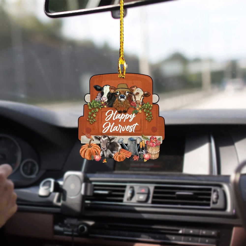 Cattle Farm Car Ornament, Cattle Fall Ornament, Cat Ornament Car Decor