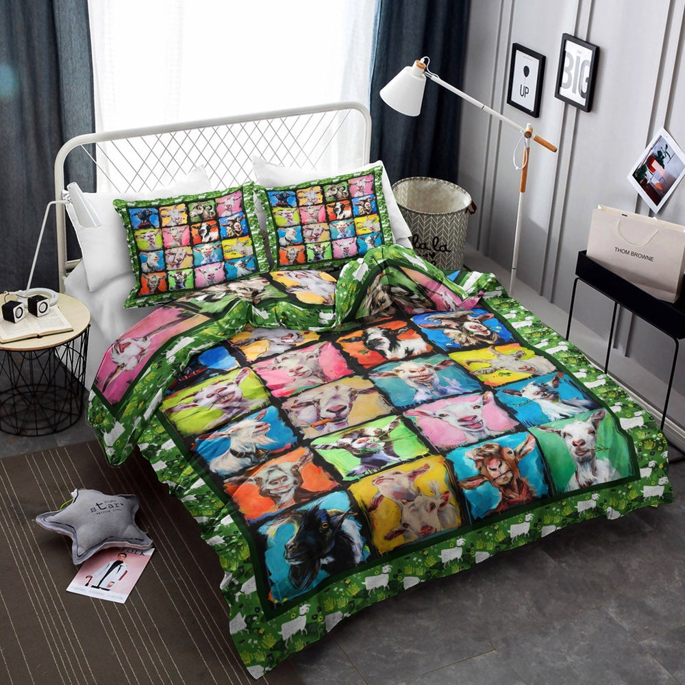 Christmas Bedding Set Smiling Goats Bedding Sets 1 Ly2mdq Christmas Bedding Set, Smiling Goats Bedding Sets