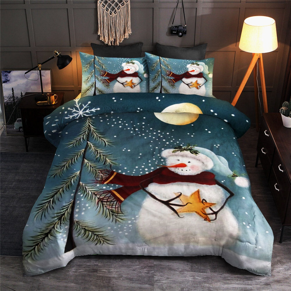 Christmas Bedding Set, Snowman Bedding Sets