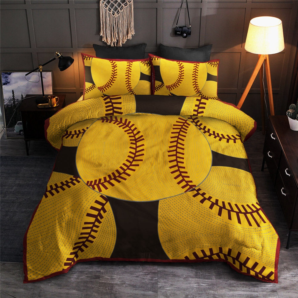 Christmas Bedding Set, Softball  Bedding Sets