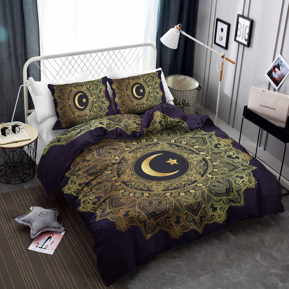 Christmas Bedding Set Star And Crescent Bedding Sets 1 Pzuard Christmas Bedding Set, Star And Crescent Bedding Sets