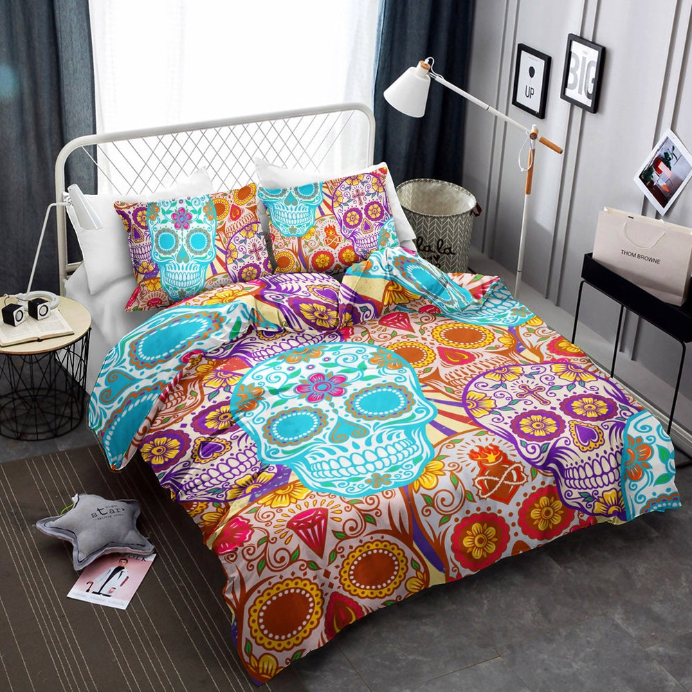 Christmas Bedding Set Sugar Skulls Bedding Sets 1 Qjxppr Christmas Bedding Set, Sugar Skulls  Bedding Sets