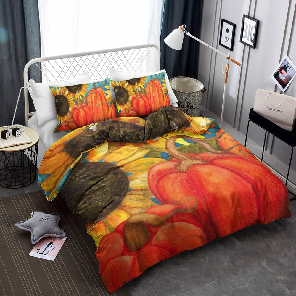 Christmas Bedding Set Sunflower Pumpkins Bedding Sets 1 Jtzxr4 Christmas Bedding Set, Sunflower Pumpkins Bedding Sets