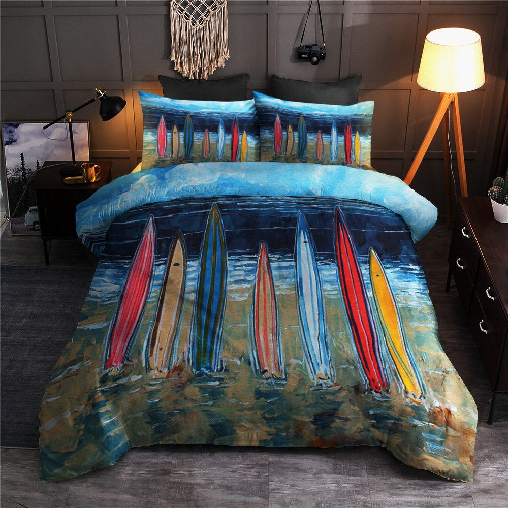 Christmas Bedding Set, Surfboards  Bedding Sets