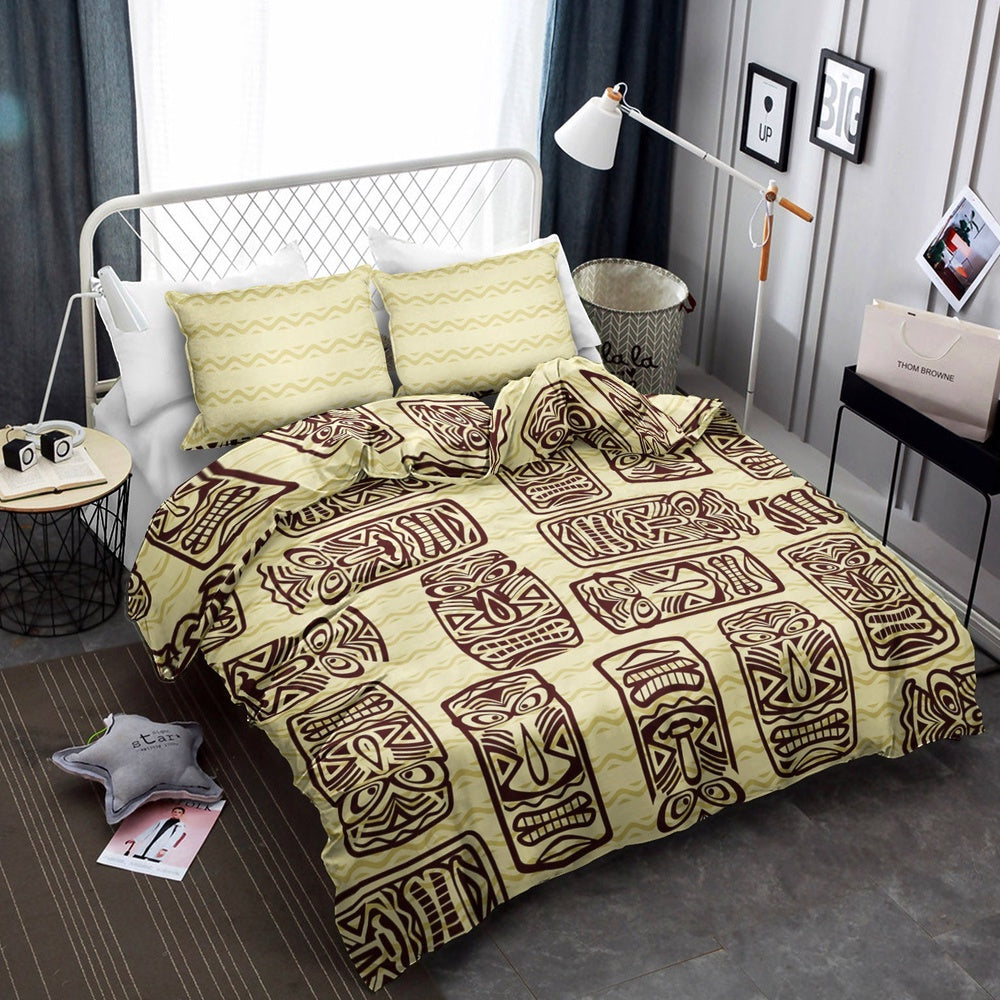 Christmas Bedding Set Tiki Brown Mask Print Bedding Sets 1 Jpmfs4 Christmas Bedding Set, Tiki Brown Mask Print  Bedding Sets