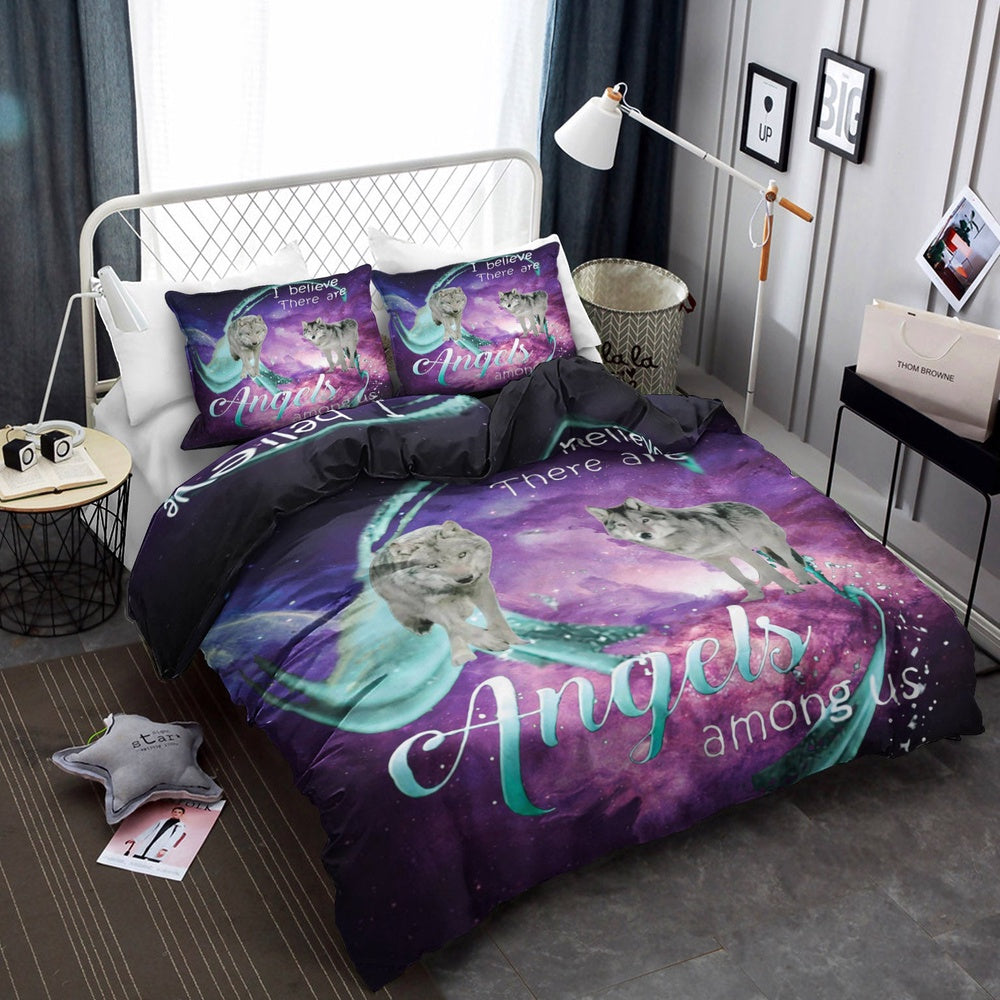 Christmas Bedding Set Wolf Angel Bedding Sets 1 T8deqp Christmas Bedding Set, Wolf Angel  Bedding Sets