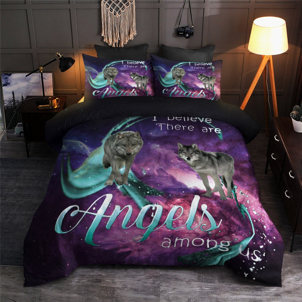 Christmas Bedding Set Wolf Angel Bedding Sets 2 Th66is Christmas Bedding Set, Wolf Angel  Bedding Sets