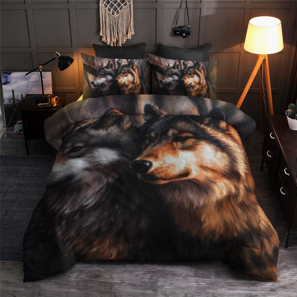 Christmas Bedding Set, Wolf Bedding Sets