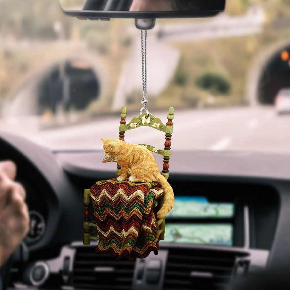 Create A Cozy Atmosphere In Your Car With Cat Hanging Ornaments, Cat Ornament Car Decor, Car Ornaments