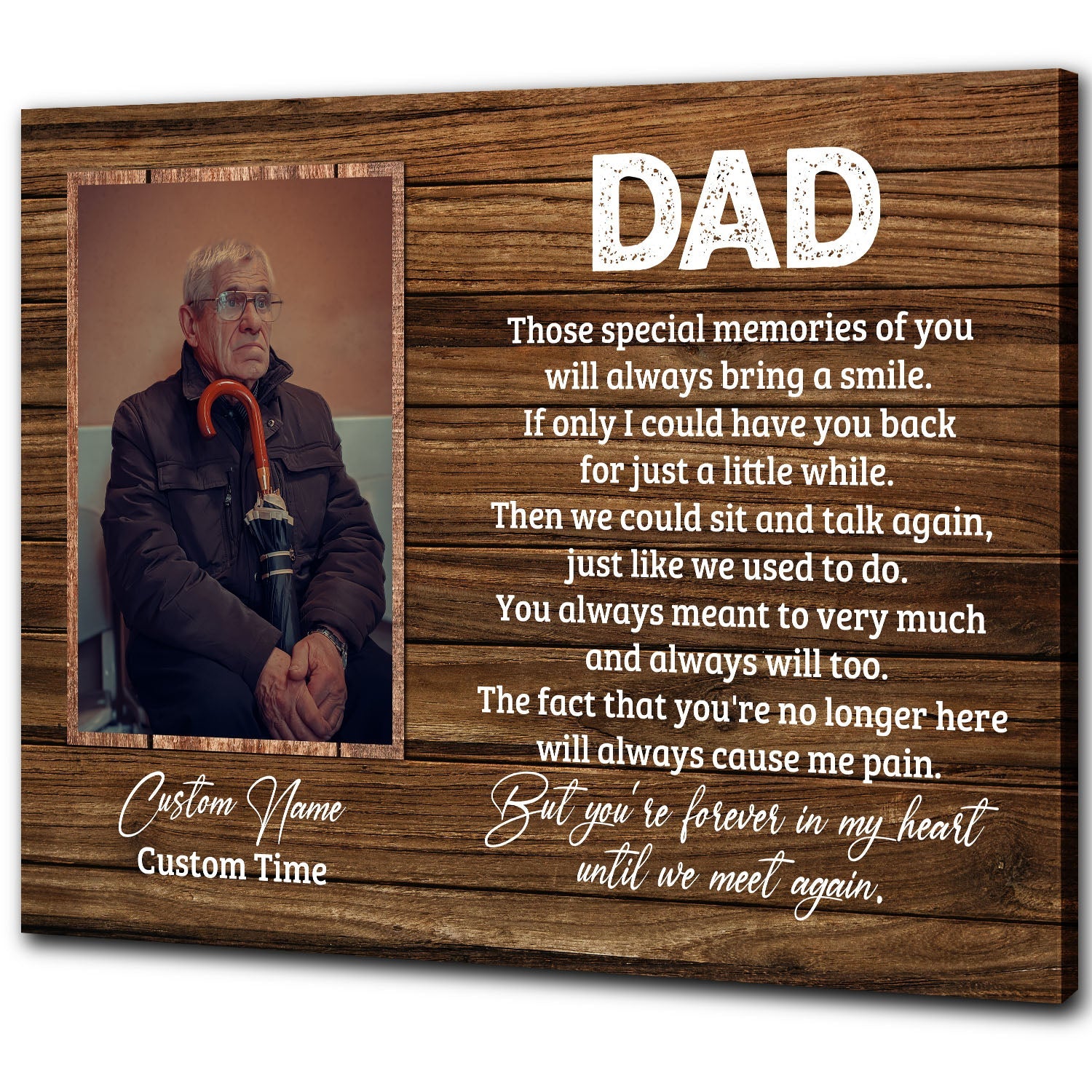 Dad Memorial Canvas Those Special Memories Of You Personalized Memorial Gift For Loss Of Father 1 Hkbdco Dad Memorial Canvas Those Special Memories Of You Personalized Memorial Gift For Loss Of Father