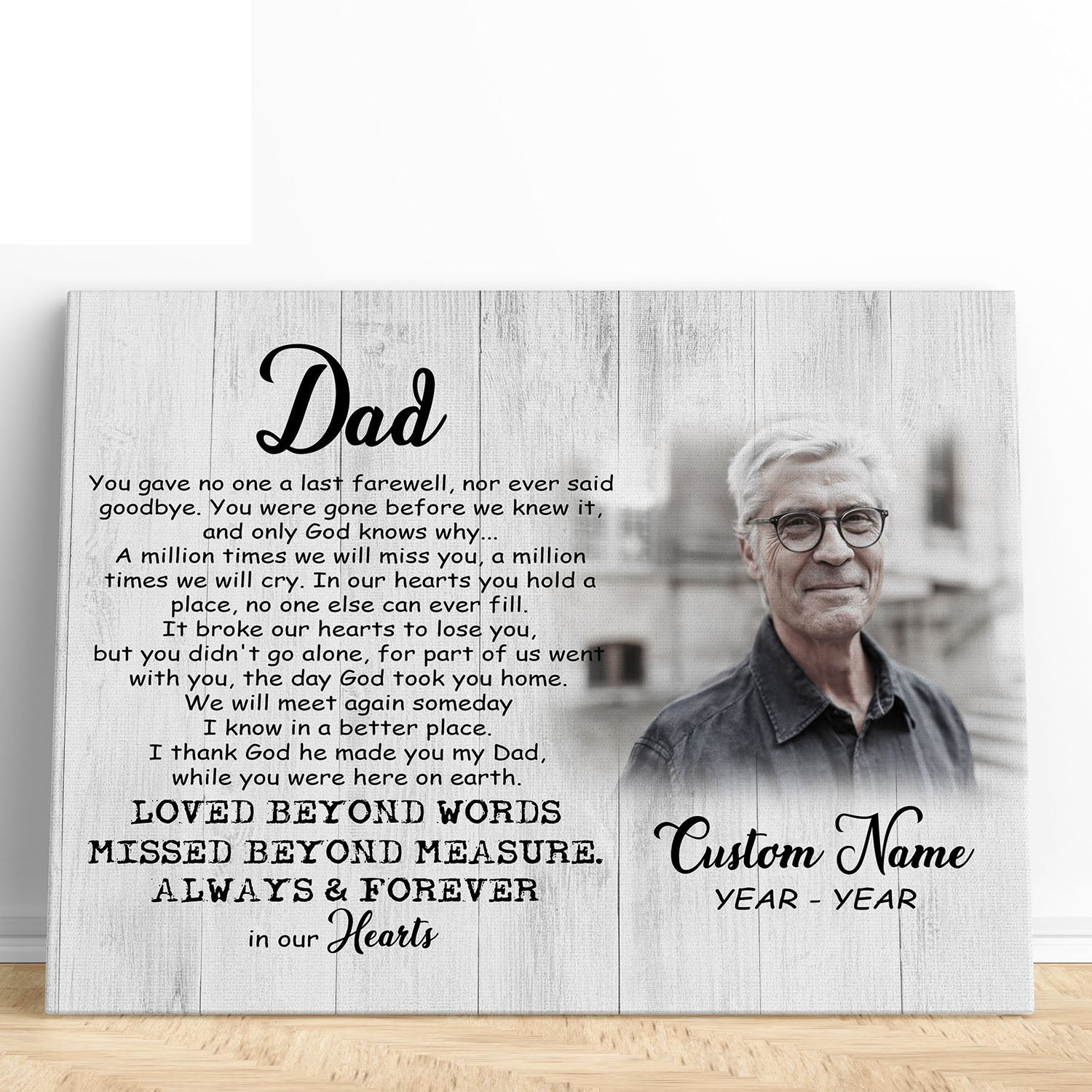 Dad Memorial Personalized Canvas Remembering Dad In Heaven Fathers Day Sympathy Gift For Loss Of Father 1 Iyybpk Dad Memorial Personalized Canvas Remembering Dad In Heaven Fathers Day Sympathy Gift For Loss Of Father