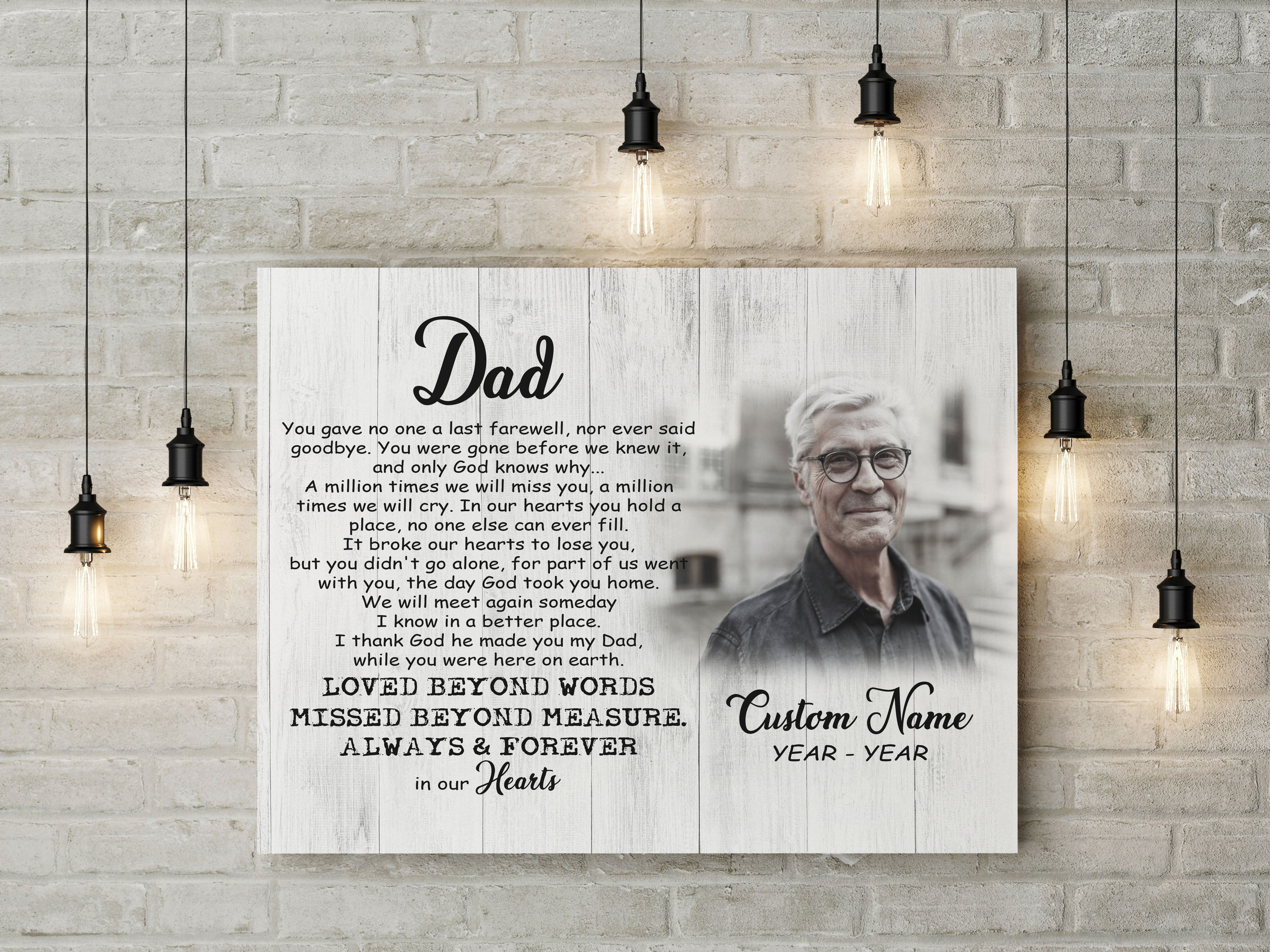 Dad Memorial Personalized Canvas Remembering Dad In Heaven Fathers Day Sympathy Gift For Loss Of Father 4 Qqqbrr Dad Memorial Personalized Canvas Remembering Dad In Heaven Fathers Day Sympathy Gift For Loss Of Father