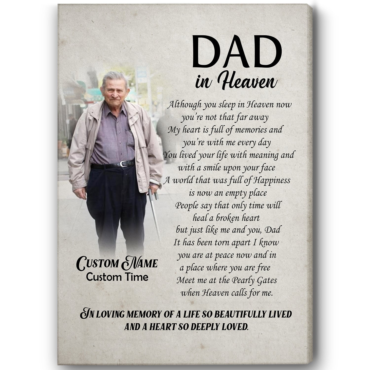 Dad Remembrance Canvas Dad In Heaven Memorial Canvas Personalized Memorial Gift Sympathy Gift For Loss Of Dad In Loving Memory 1 Tfvbz7 Dad Remembrance Canvas Dad In Heaven Memorial Canvas Personalized Memorial Gift Sympathy Gift For Loss Of Dad In Loving Memory