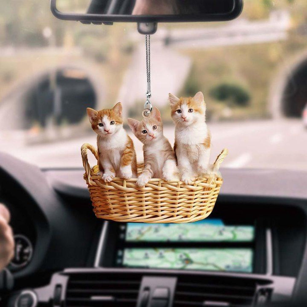 Discover The Magic Of Cat Hanging Ornaments For Your Vehicle, Cat Ornament Car Decor, Car Ornaments