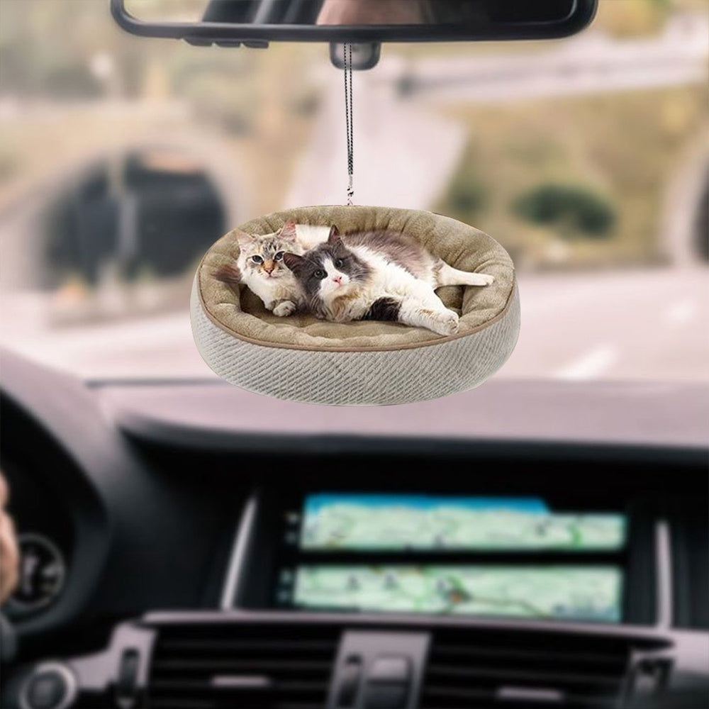 Enchanting Cat Hanging Ornaments That Add Magic To Your Drive, Cat Ornament Car Decor, Car Ornaments