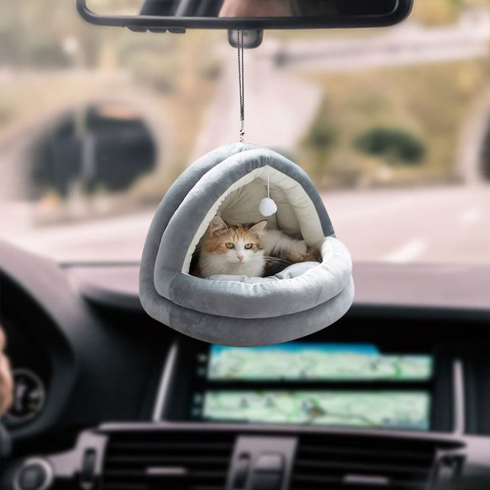 Festive Cat Hanging Ornaments Perfect For Holiday Travels, Cat Ornament Car Decor, Car Ornaments