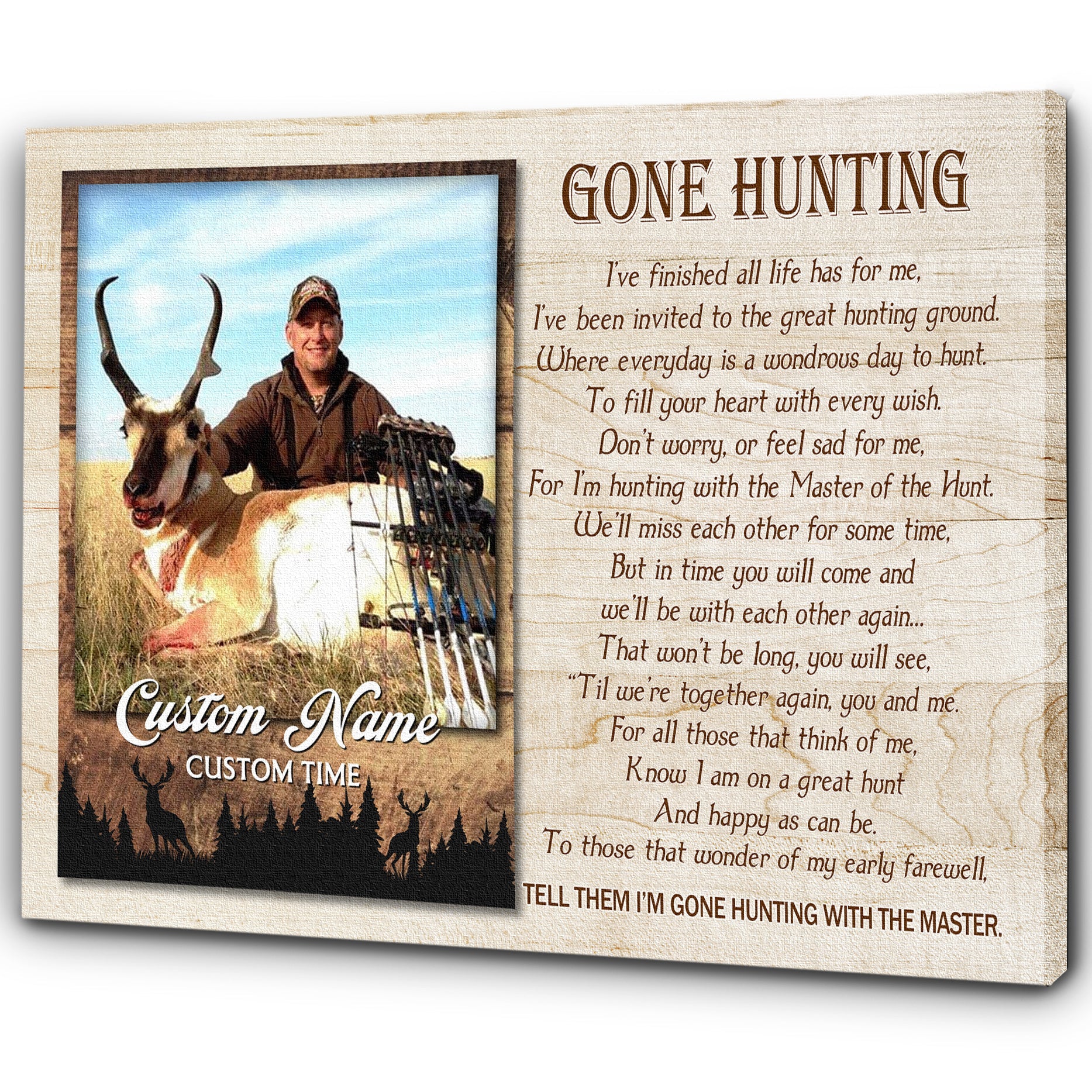 Gone Hunting Memorial Canvas Customized Canvas Hunting Memorial Sympathy Gift For Loss Of Father Husband Grandpa Brother In Loving Memory 1 Qtz4eq Gone Hunting Memorial Canvas Customized Canvas Hunting Memorial Sympathy Gift For Loss Of Father Husband Grandpa Brother In Loving Memory