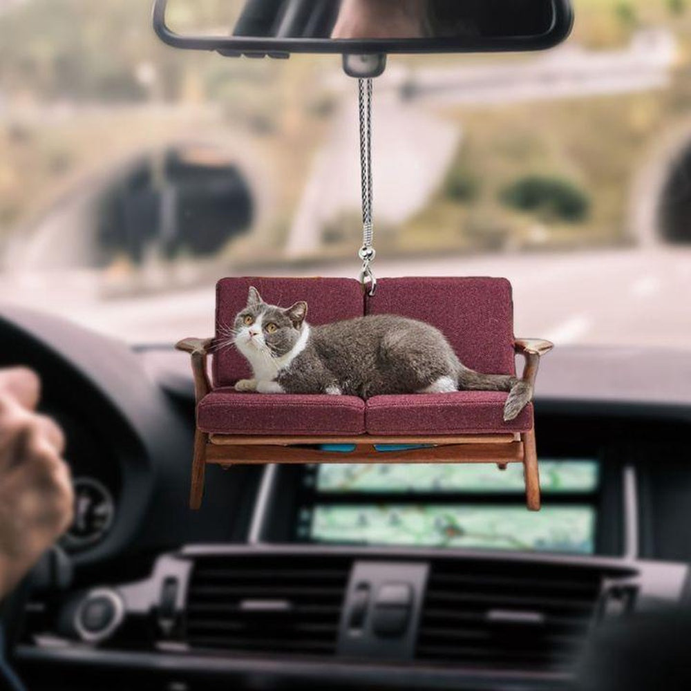 Inspiring Car Decor Ideas Featuring Cat Hanging Ornaments, Cat Ornament Car Decor, Car Ornaments