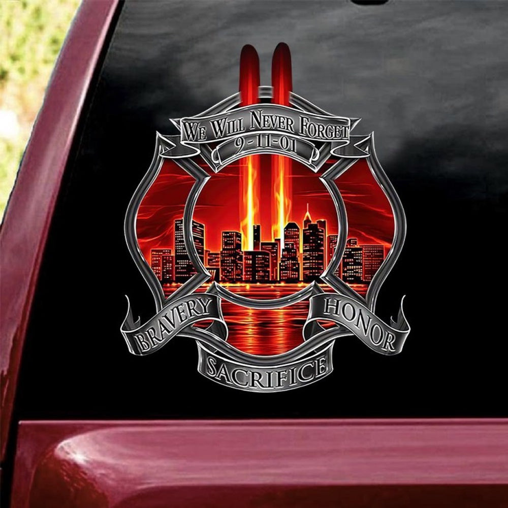 Making A Mark In The Mind Firefighter Car Ornament Creating Cherished Memories, Car Ornament Decor
