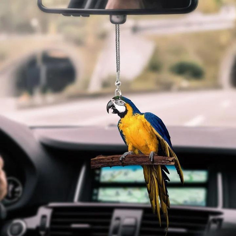 Parrot Car Ornament Parrot Speaking Car Hanging Ornament, Car Ornaments Christmas, Car Decorations