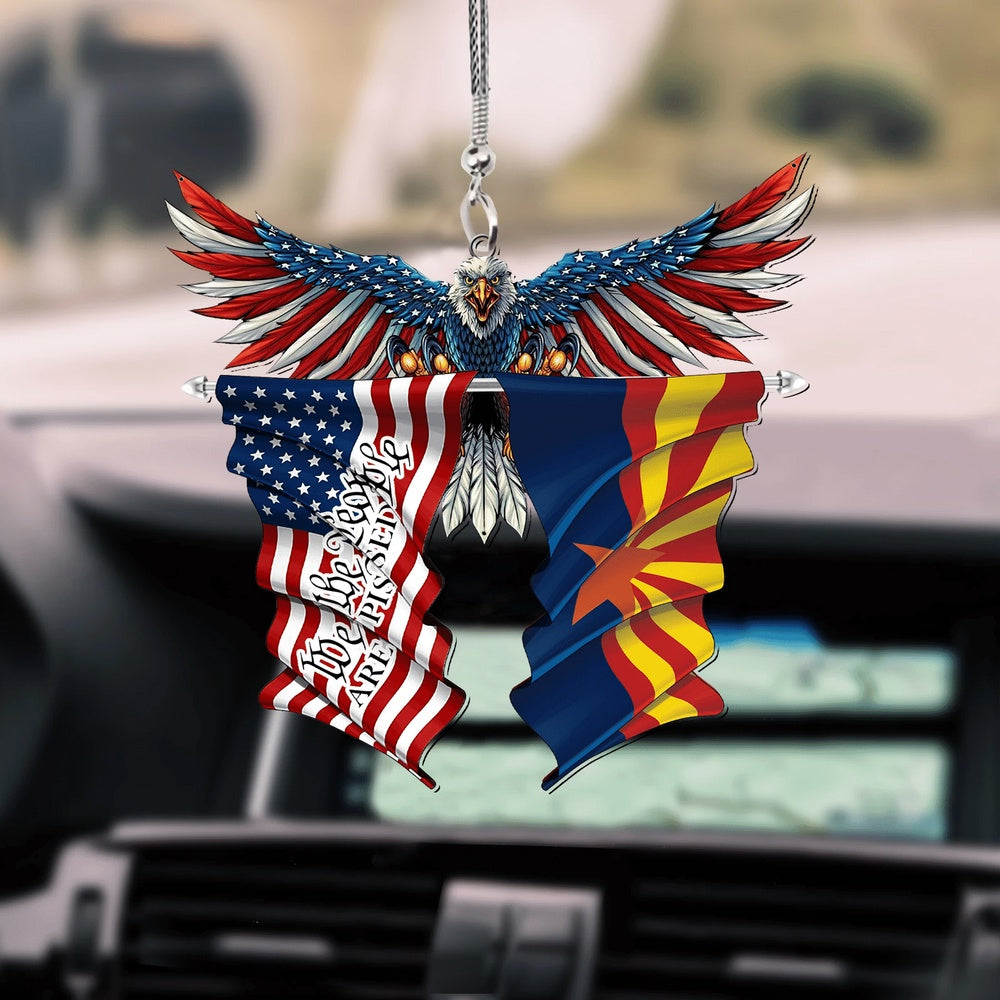Patriot Car Ornament, 911 Gift Idea, Patriot Day 20Th Anniversary Gift, Ah Arizona Patriot Car Hanging Ornament Tesx, Car Ornaments Christmas