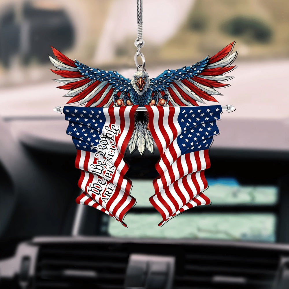 Patriot Car Ornament, 911 Gift Idea, Patriot Day 20Th Anniversary Gift, Ah Us Patriot Car Hanging Ornament Tesx, Car Ornaments Christmas