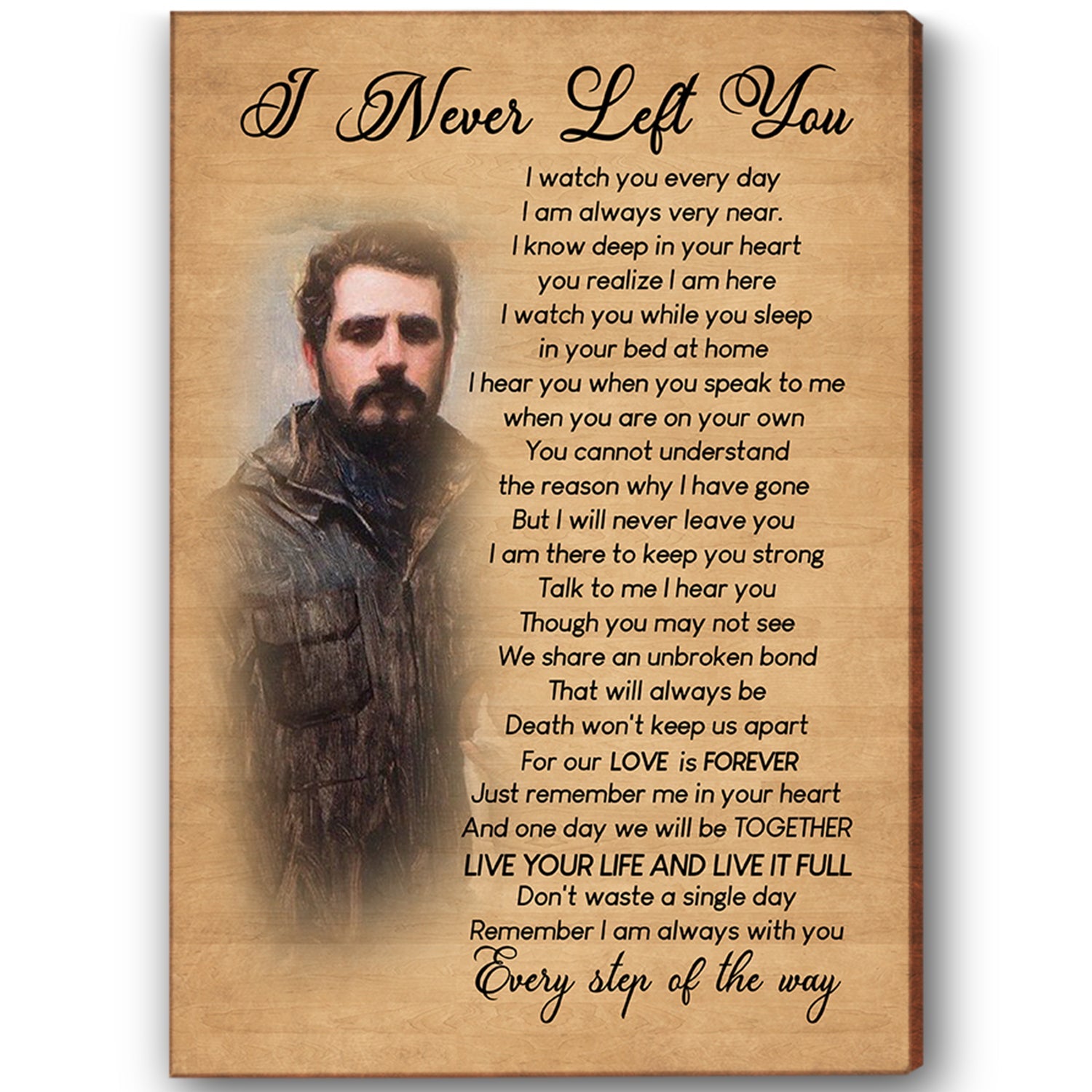 Personalized Canvas I Never Left You Wall Art Memorial Home Decor Ready To Hang Sympathy Gift For Family Mother S Day Father S Day Christmas 1 Afthdz 1 Personalized Canvas I Never Left You Wall Art Memorial Home Decor Ready to Hang Sympathy Gift for Family Mother’s Day Father’s Day Christmas