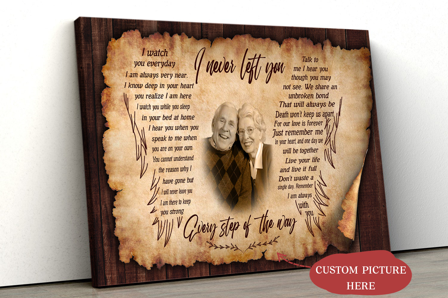 Personalized Canvas I Never Left You Wall Art Memorial Sympathy Gift For Family Home Decor Custom Ready To Hang For Father S Day Christmas New Year 4 Upzrjm 1 Personalized Canvas I Never Left You Wall Art Memorial Sympathy Gift for Family Home Decor Custom Ready to Hang for Father’s Day Christmas New Year