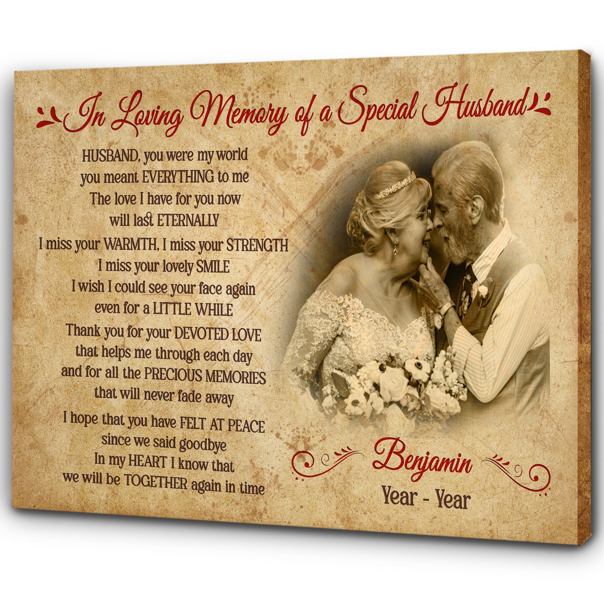 Personalized Canvas In Loving Memory Of Special Husband Sympathy Gift Peaceful Remembrance For Loss Of Husband Mother Father 1 Jdczga 2 Personalized Canvas In Loving Memory of Special Husband Sympathy Gift Peaceful Remembrance for Loss of Husband Mother Father