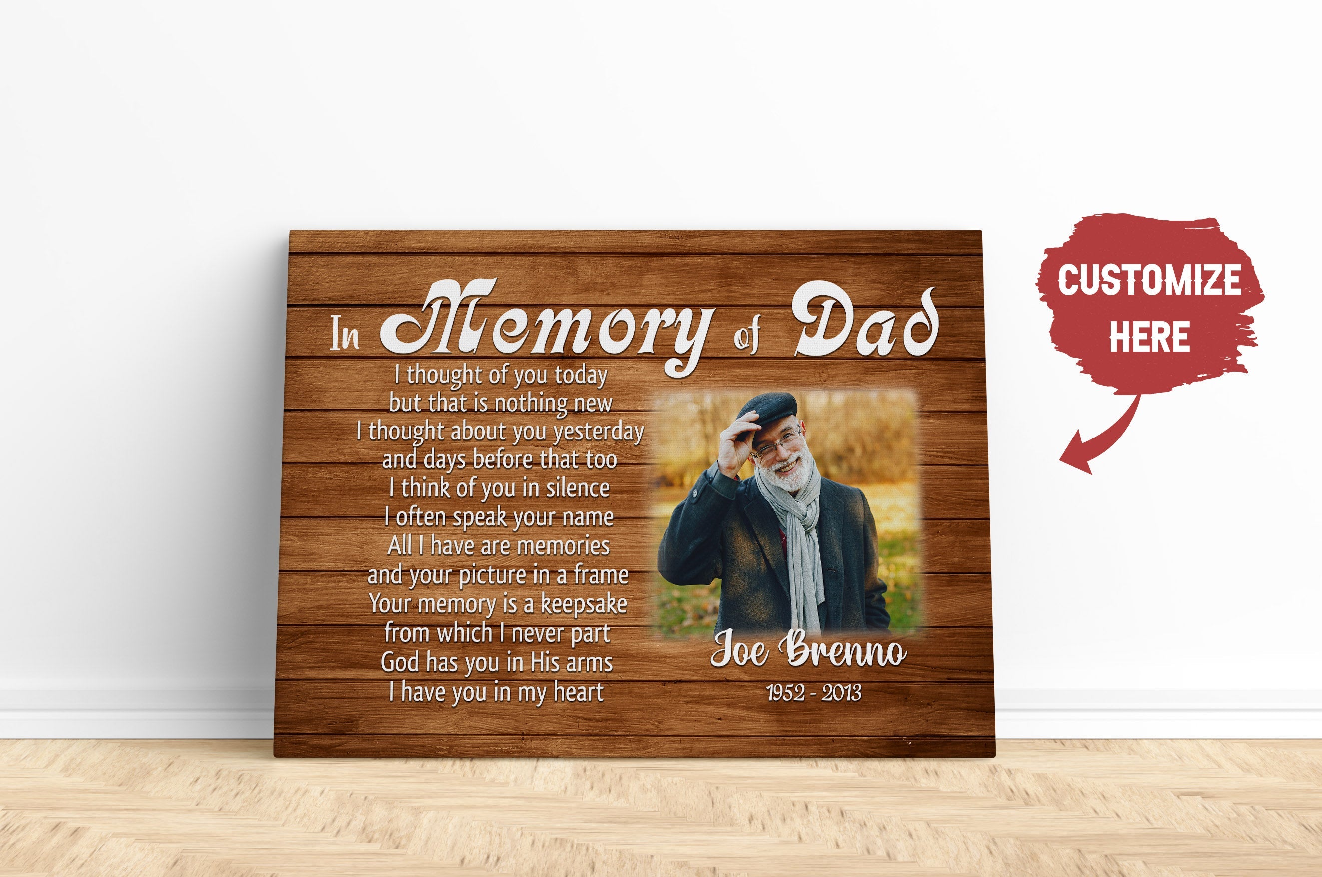 Personalized Canvas Photo Name My Dad In Heaven Dad Remembrance In Heaven Father Memorial Sympathy Gift For Loss Of Father In Loving Memory 3 Fvwxnr Personalized Canvas Photo&Name My Dad In Heaven Dad Remembrance, In Heaven Father Memorial Sympathy Gift For Loss Of Father, In Loving Memory