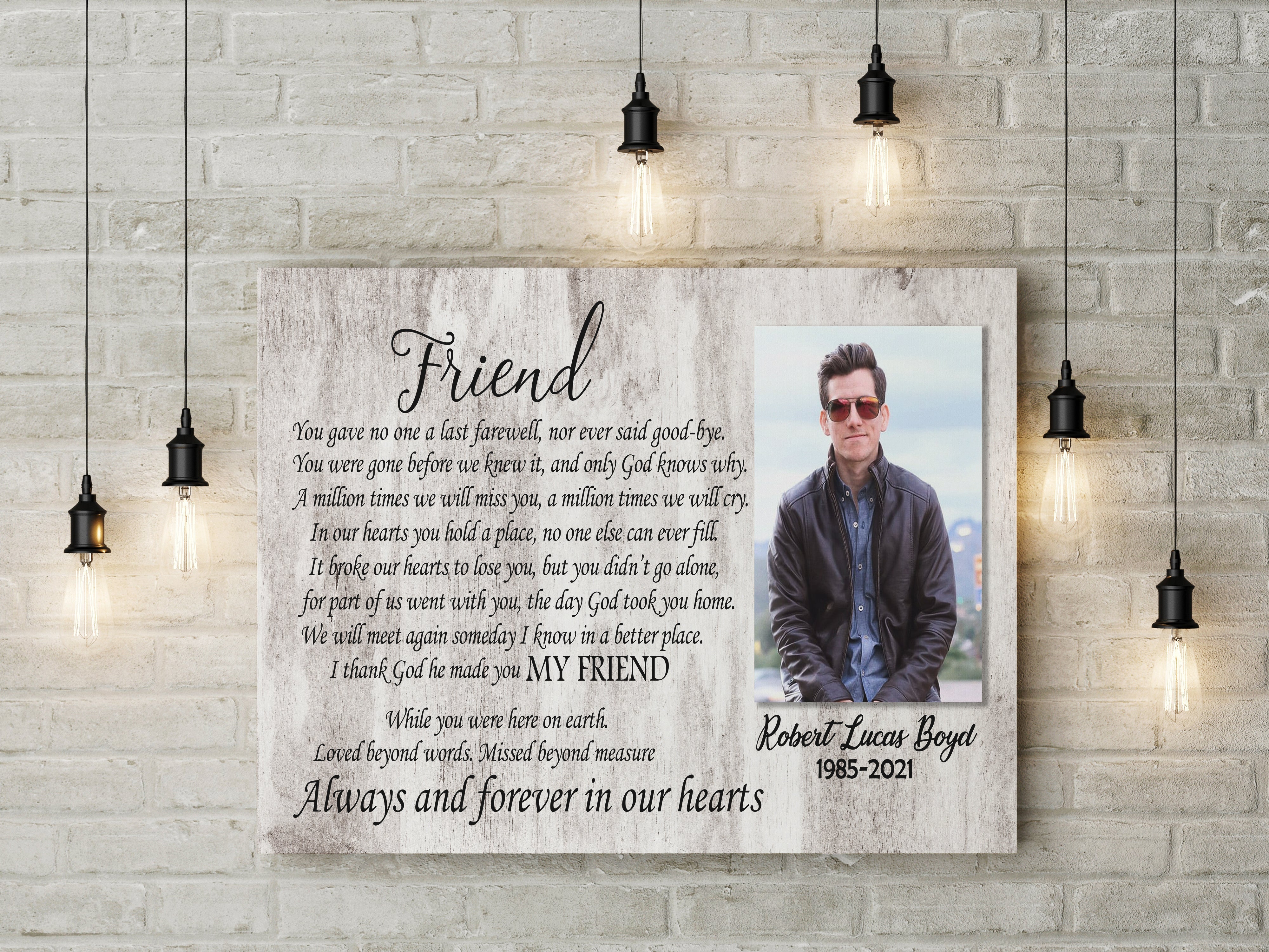 Personalized Memorial Canvas Gift For Loss Of Friend Sympathy Gift In Loving Memory Of Friend Remembrance Keepsake Friend Bereavement Condolence Gift 2 Gzky0k Personalized Memorial Canvas Gift For Loss Of Friend Sympathy Gift In Loving Memory Of Friend Remembrance Keepsake Friend Bereavement Condolence Gift