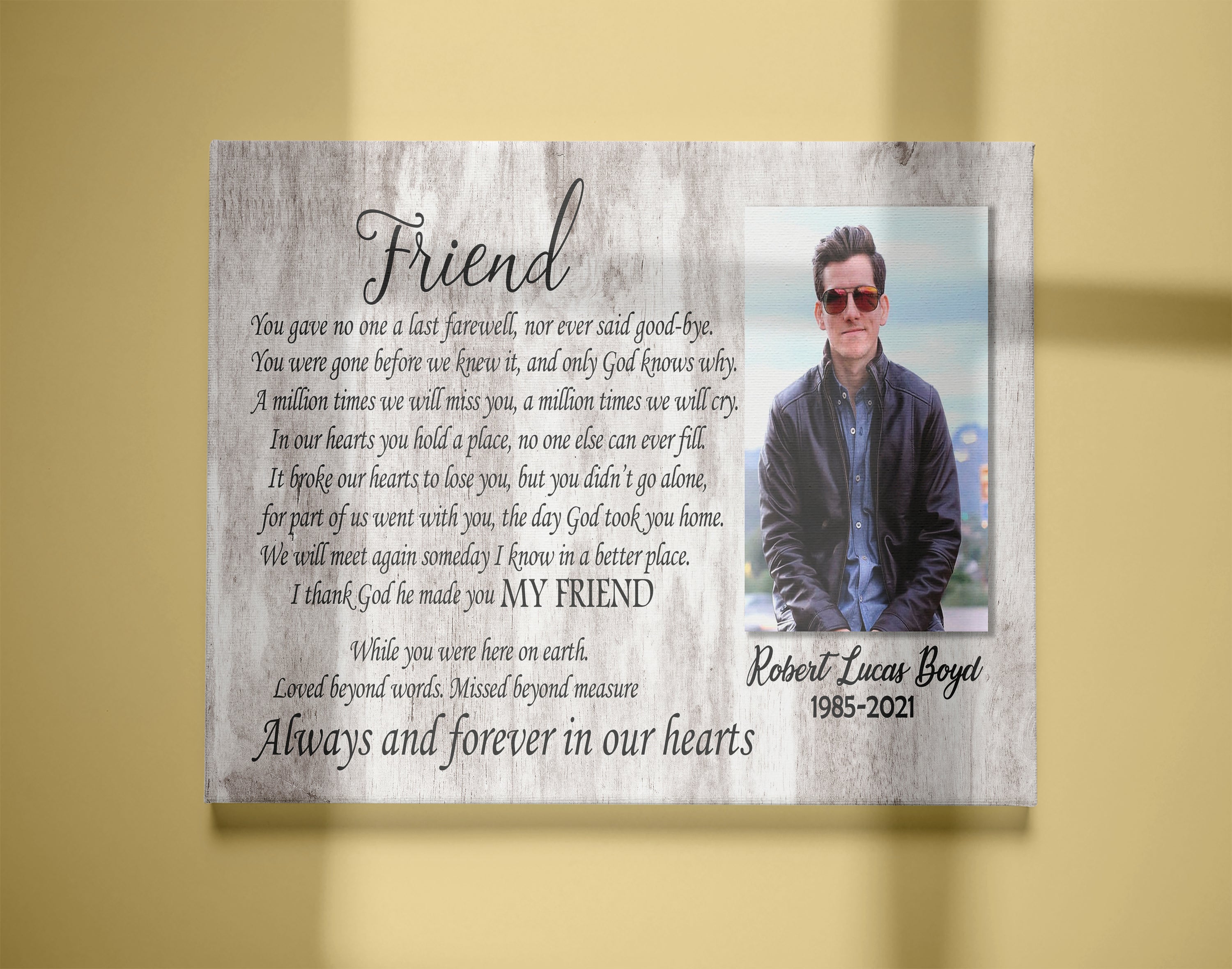 Personalized Memorial Canvas Gift For Loss Of Friend Sympathy Gift In Loving Memory Of Friend Remembrance Keepsake Friend Bereavement Condolence Gift 3 Ahxqqu Personalized Memorial Canvas Gift For Loss Of Friend Sympathy Gift In Loving Memory Of Friend Remembrance Keepsake Friend Bereavement Condolence Gift