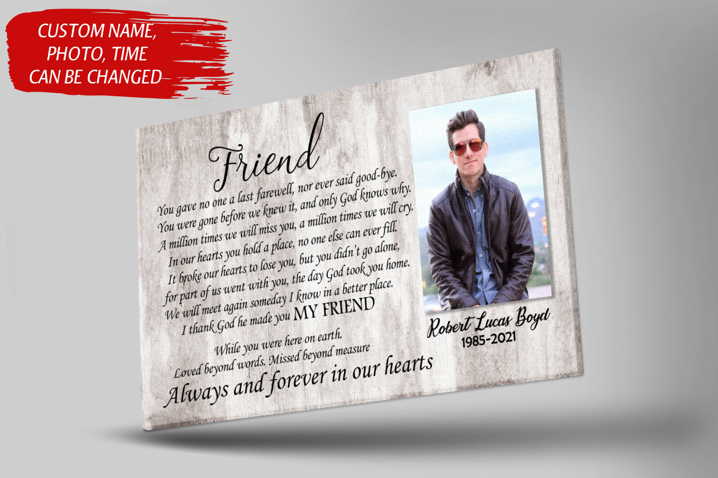 Personalized Memorial Canvas Gift For Loss Of Friend Sympathy Gift In Loving Memory Of Friend Remembrance Keepsake Friend Bereavement Condolence Gift 4 Iua7ze Personalized Memorial Canvas Gift For Loss Of Friend Sympathy Gift In Loving Memory Of Friend Remembrance Keepsake Friend Bereavement Condolence Gift