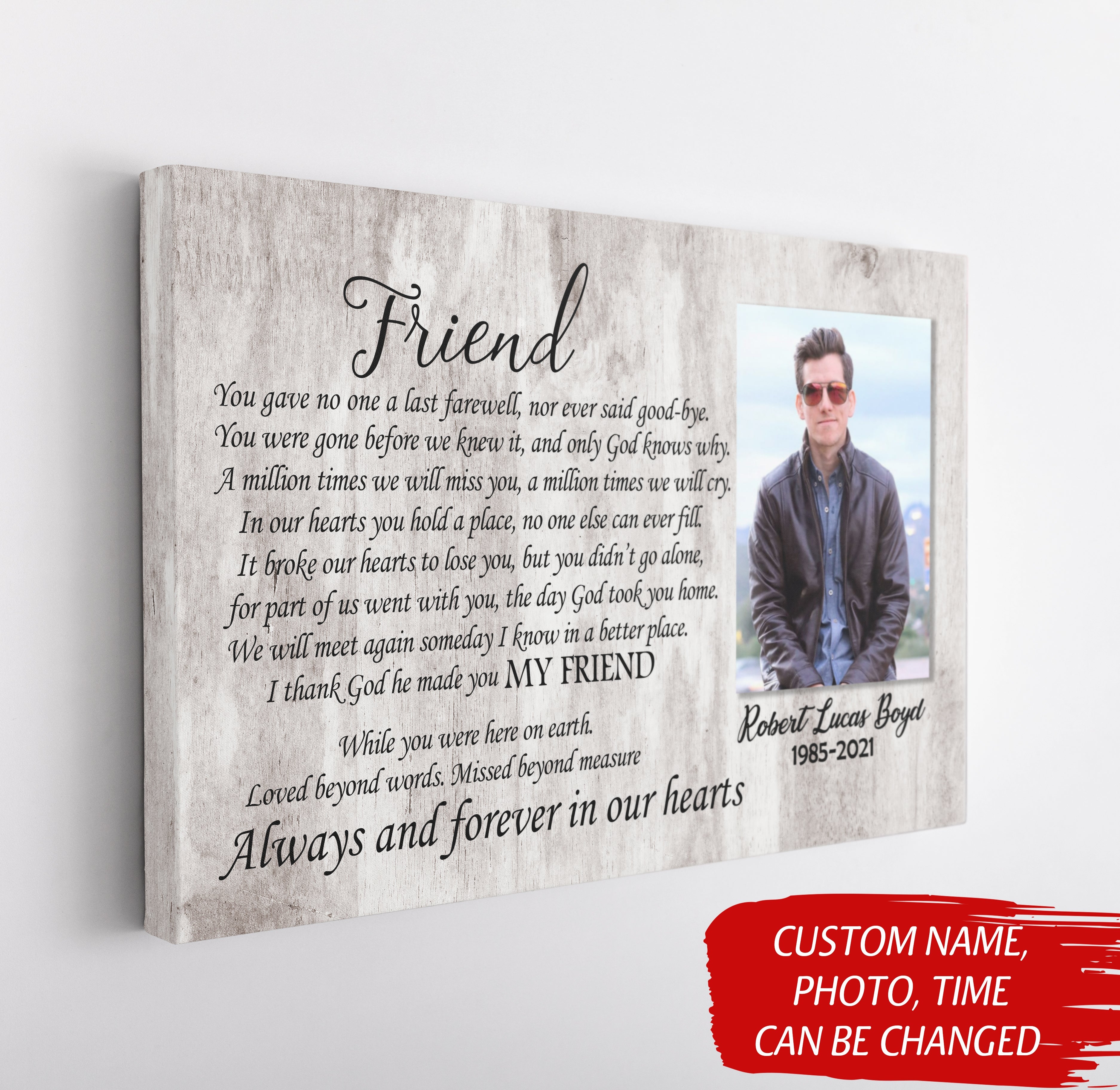 Personalized Memorial Canvas Gift For Loss Of Friend Sympathy Gift In Loving Memory Of Friend Remembrance Keepsake Friend Bereavement Condolence Gift 5 Fjhjrh Personalized Memorial Canvas Gift For Loss Of Friend Sympathy Gift In Loving Memory Of Friend Remembrance Keepsake Friend Bereavement Condolence Gift