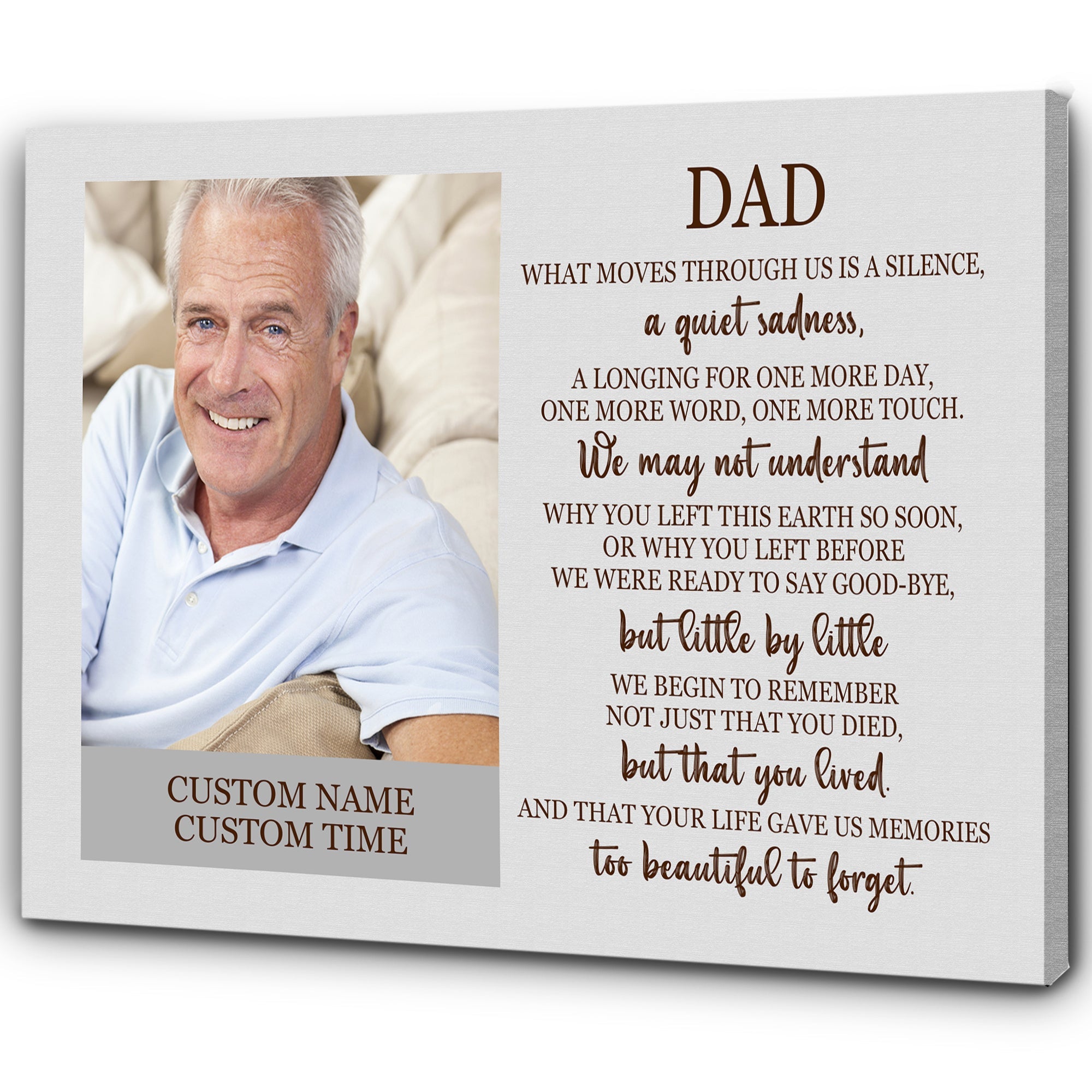Personalized Memorial Gift For Loss Of Dad Deepest Grief Sympathy Canvas For Loss Of Loved One Custom Canvas Print 1 Stevo0 1 Personalized Memorial Gift For Loss Of Dad Deepest Grief Sympathy Canvas For Loss Of Loved One, Custom Canvas Print