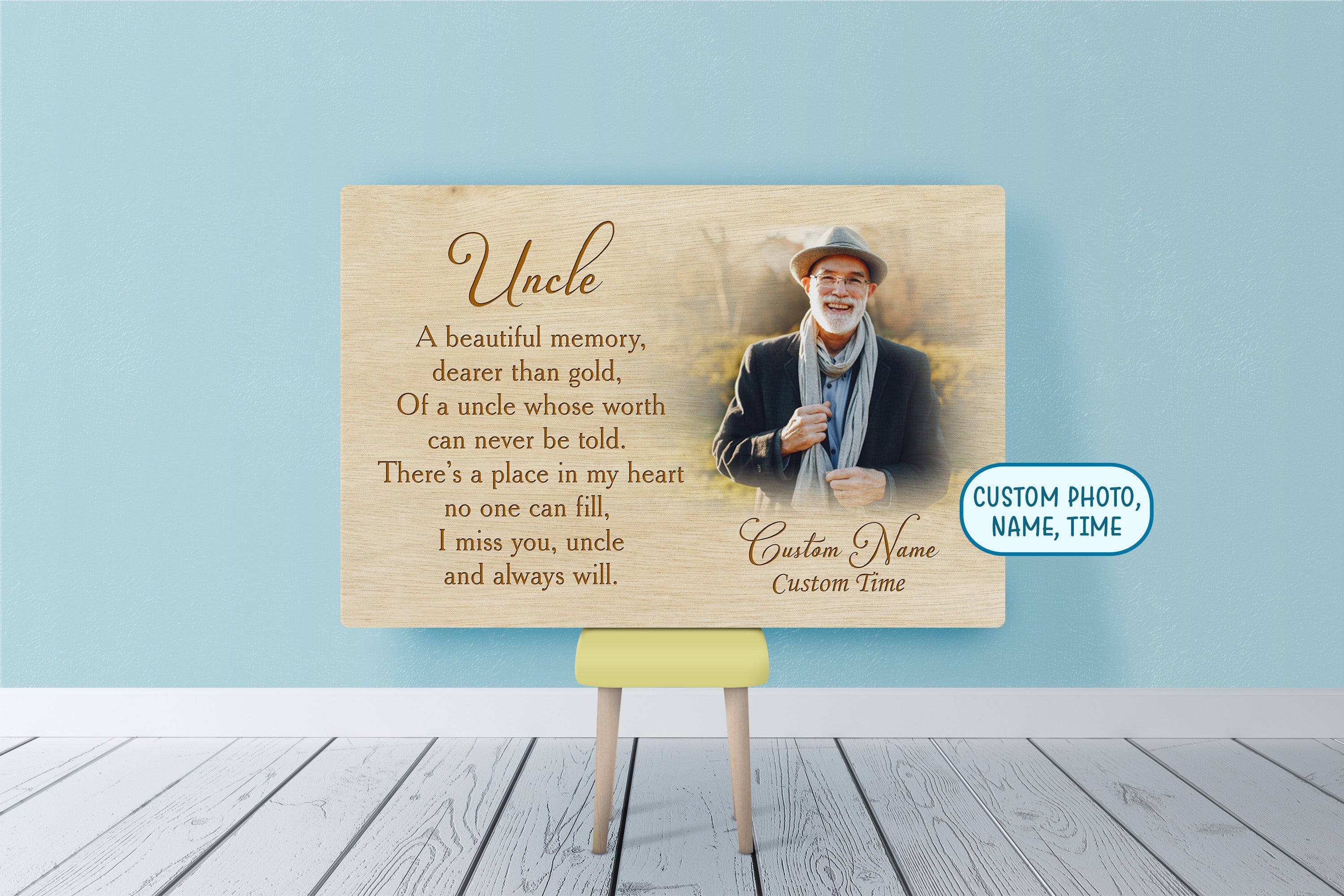 Personalized Memorial Gift For Loss Of Uncle Deepest Sympathy Canvas For Loss Of Loved One Custom Canvas Print 3 Peylju 1 Personalized Memorial Gift For Loss Of Uncle Deepest Sympathy Canvas For Loss Of Loved One, Custom Canvas Print