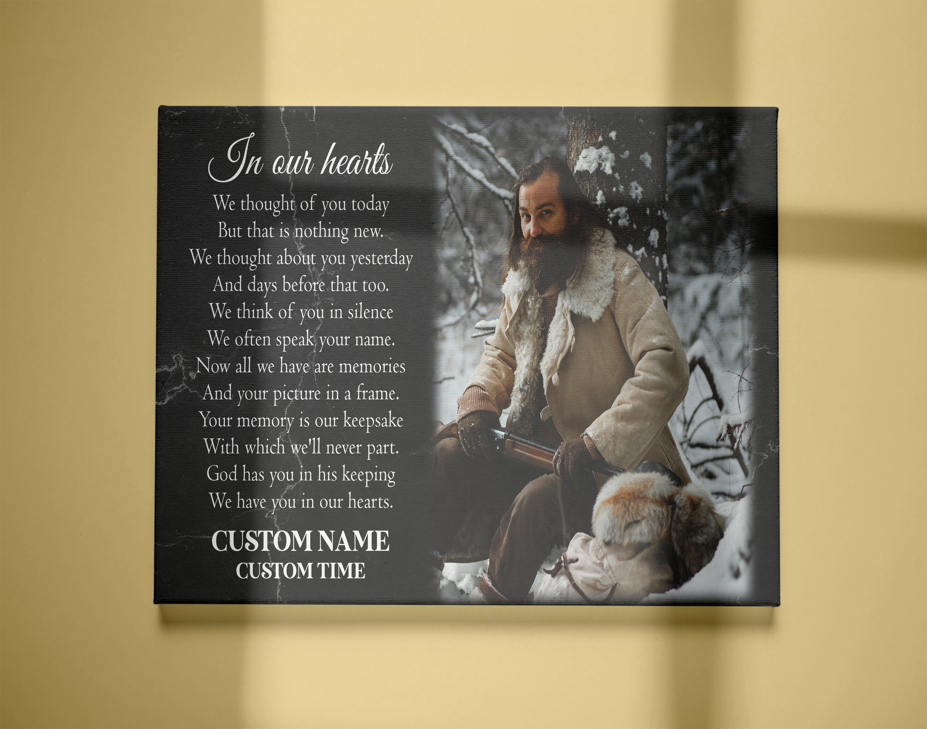 Personalized Memorial Gifts For Loss Of Brother Meaningful Keepsake Sympathy Gift Brother In Heaven Custom Canvas Print 2 V2g9wz 1 Personalized Memorial Gifts For Loss Of Brother Meaningful Keepsake Sympathy Gift Brother In Heaven, Custom Canvas Print