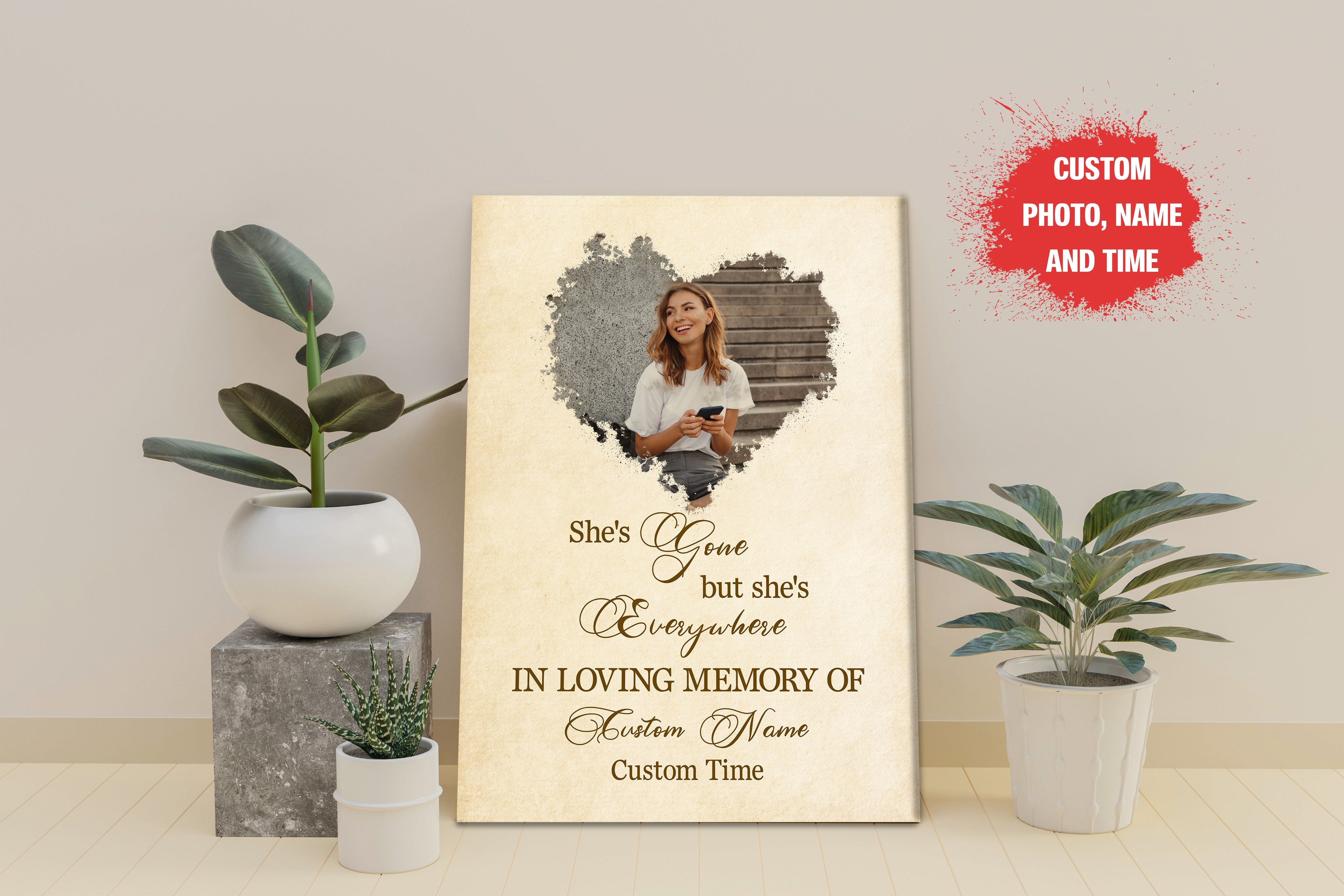 Personalized Memorial Gifts For Loss Of Loved One Remembrance Sympathy Gift In Loving Memory Of Sister Custom Canvas Print 4 Yszhw4 1 Personalized Memorial Gifts For Loss Of Loved One Remembrance Sympathy Gift In Loving Memory Of Sister, Custom Canvas Print