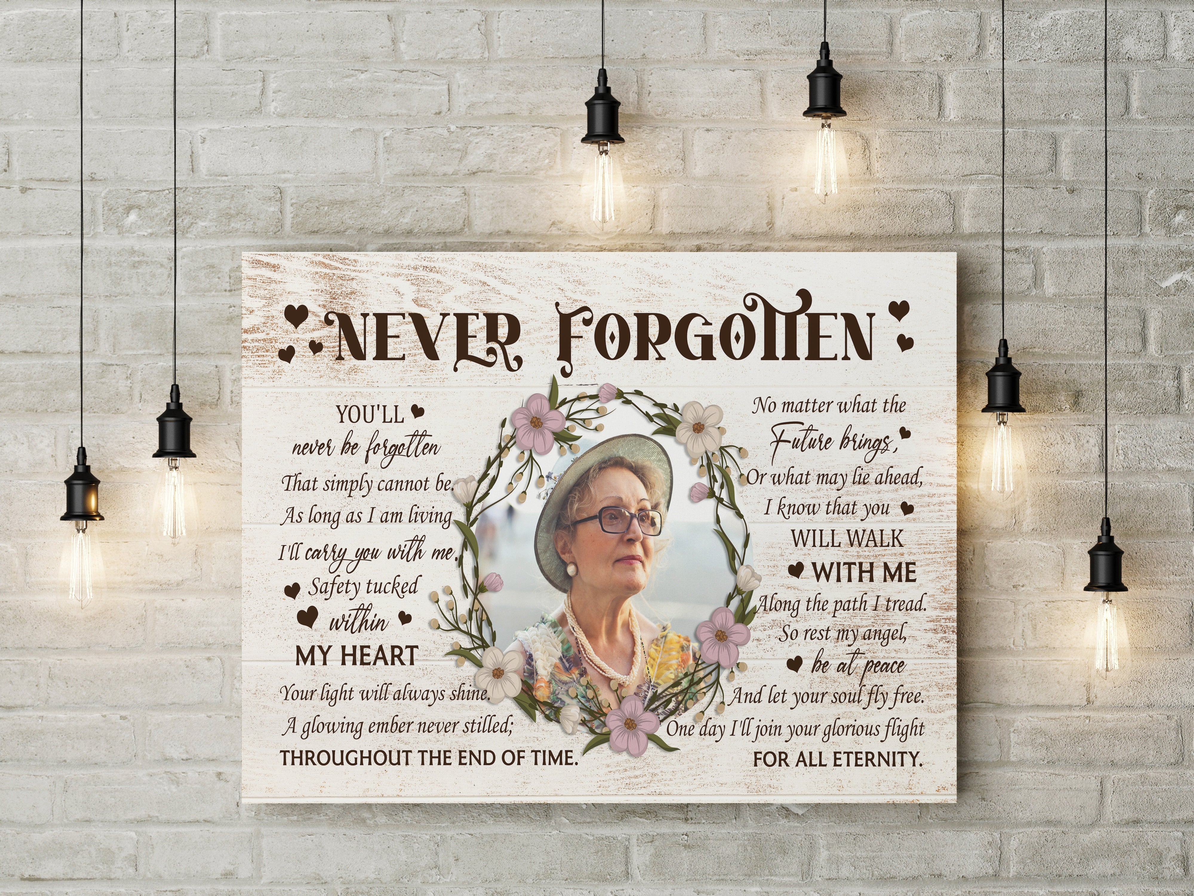 Personalized Memorial Gifts Rememberance Sympathy Canvas For Loss Of Loved One Never Forgotten Custom Canvas Print 4 V0izkr 2 Personalized Memorial Gifts Rememberance Sympathy Canvas For Loss Of Loved One Never Forgotten, Custom Canvas Print