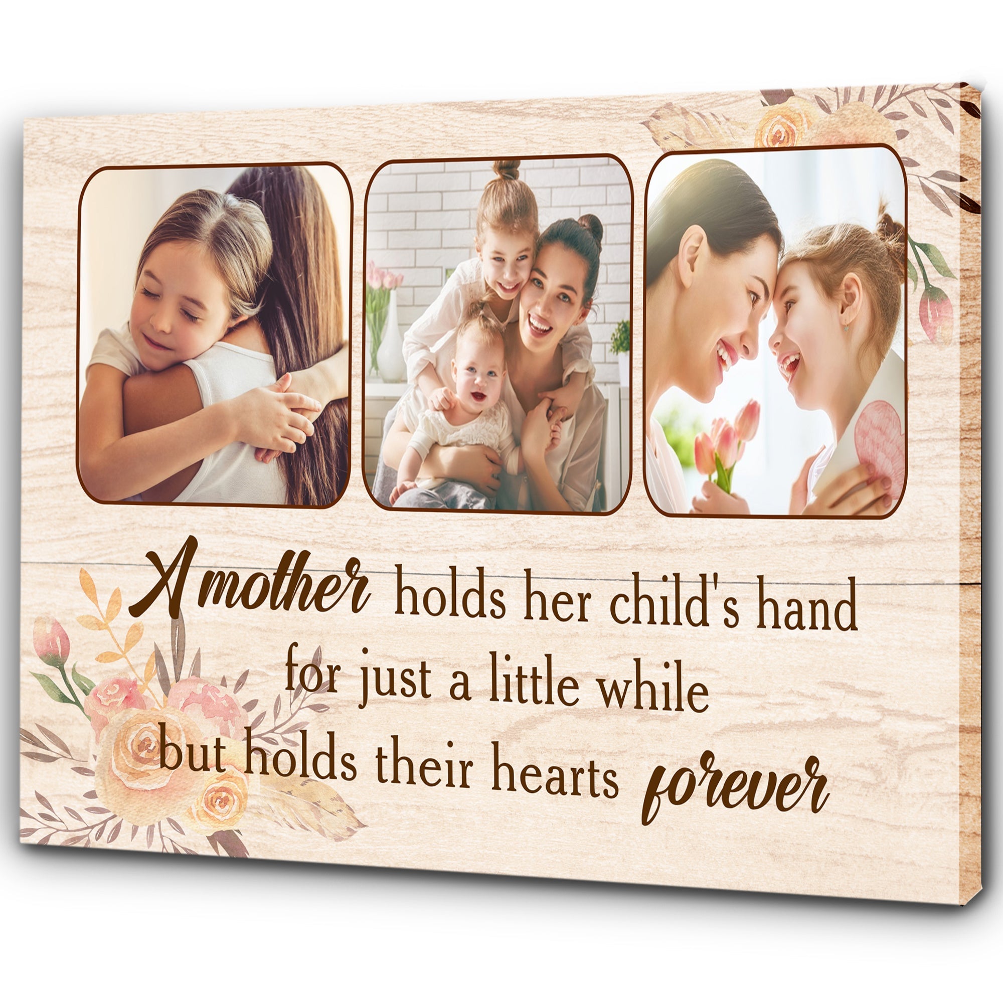 Personalized Mom Canvas A Mother Holds Her Child S Hand Mom Photo Collage Mom Gift For Mother S Day Custom Canvas Print 1 Xzp166 2 Personalized Mom Canvas A Mother Holds Her Child'S Hand Mom Photo Collage Mom Gift For Mother'S Day, Custom Canvas Print