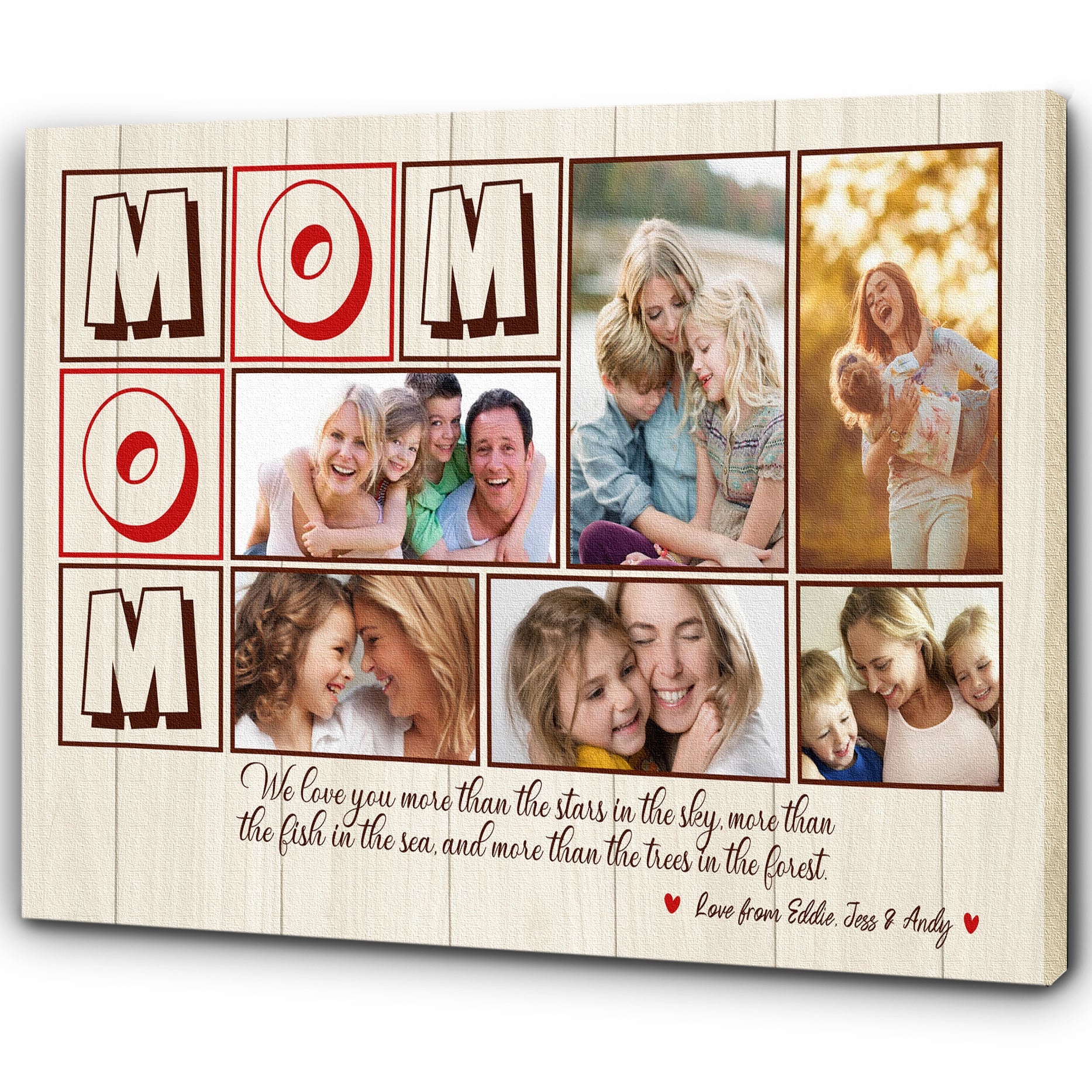 Personalized Mom Canvas Mom Photo Collage Wall Art Mom Gift Mother Gift On Mother S Day Christmas Custom Canvas Print 1 Ror8vf 2 Personalized Mom Canvas Mom Photo Collage Wall Art Mom Gift Mother Gift On Mother'S Day Christmas, Custom Canvas Print