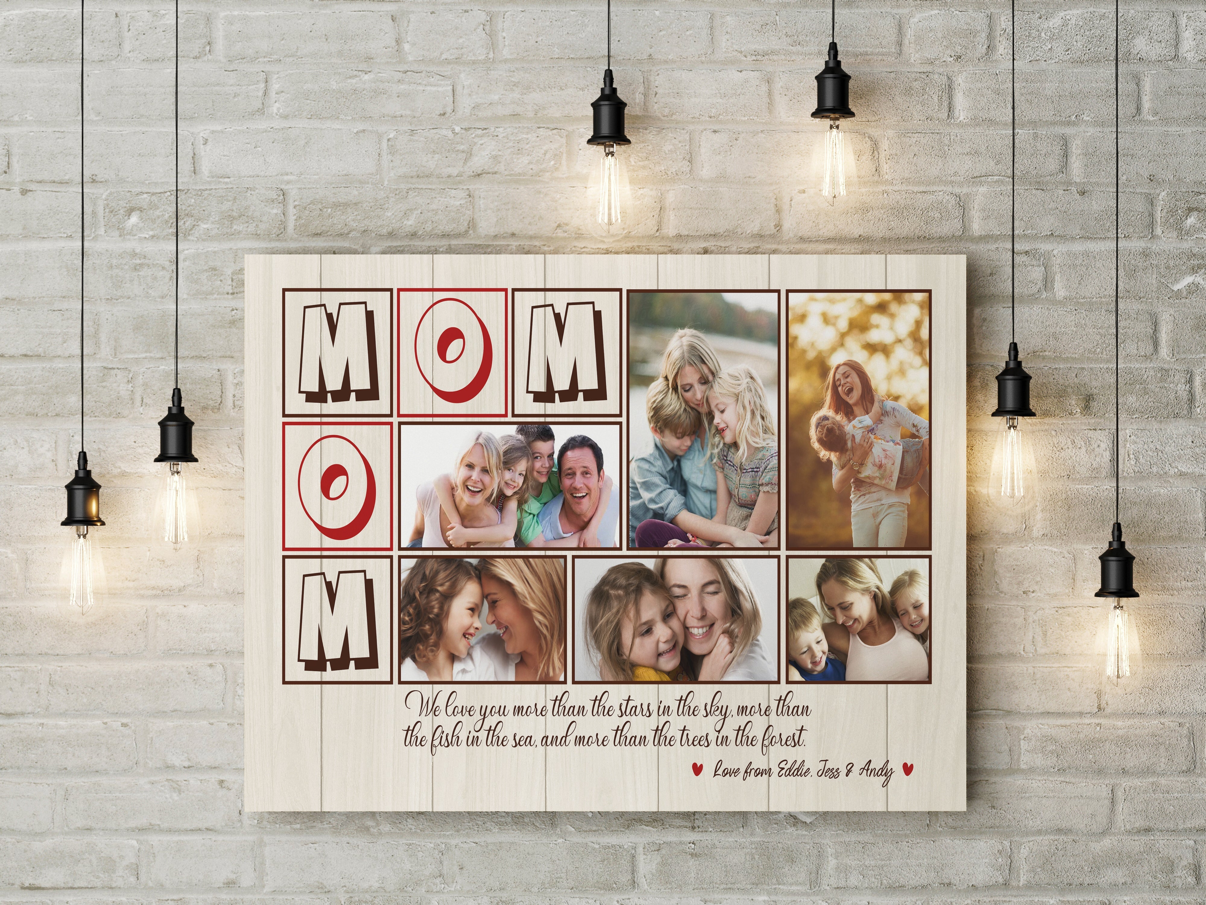 Personalized Mom Canvas Mom Photo Collage Wall Art Mom Gift Mother Gift On Mother S Day Christmas Custom Canvas Print 4 Jzbatr 2 Personalized Mom Canvas Mom Photo Collage Wall Art Mom Gift Mother Gift On Mother'S Day Christmas, Custom Canvas Print