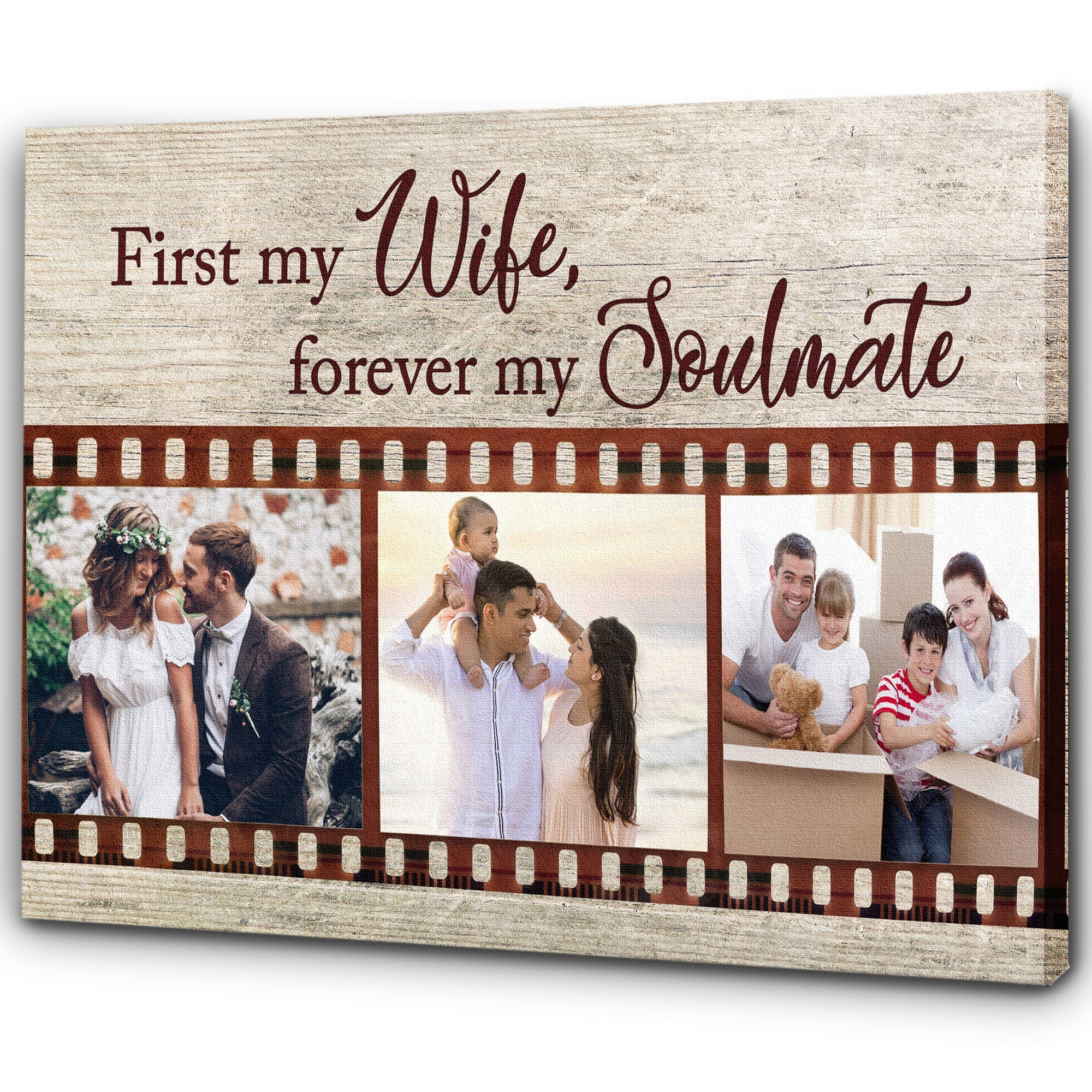 Personalized Wedding Anniversary Canvas First My Wife Forever My Soulmate Custom Meaningful Gift For Wife Gift For Her On Valentine S Day 1 Oqoyce 3 Personalized Wedding Anniversary Canvas First My Wife Forever My Soulmate, Custom Meaningful Gift For Wife, Gift For Her On Valentine'S Day